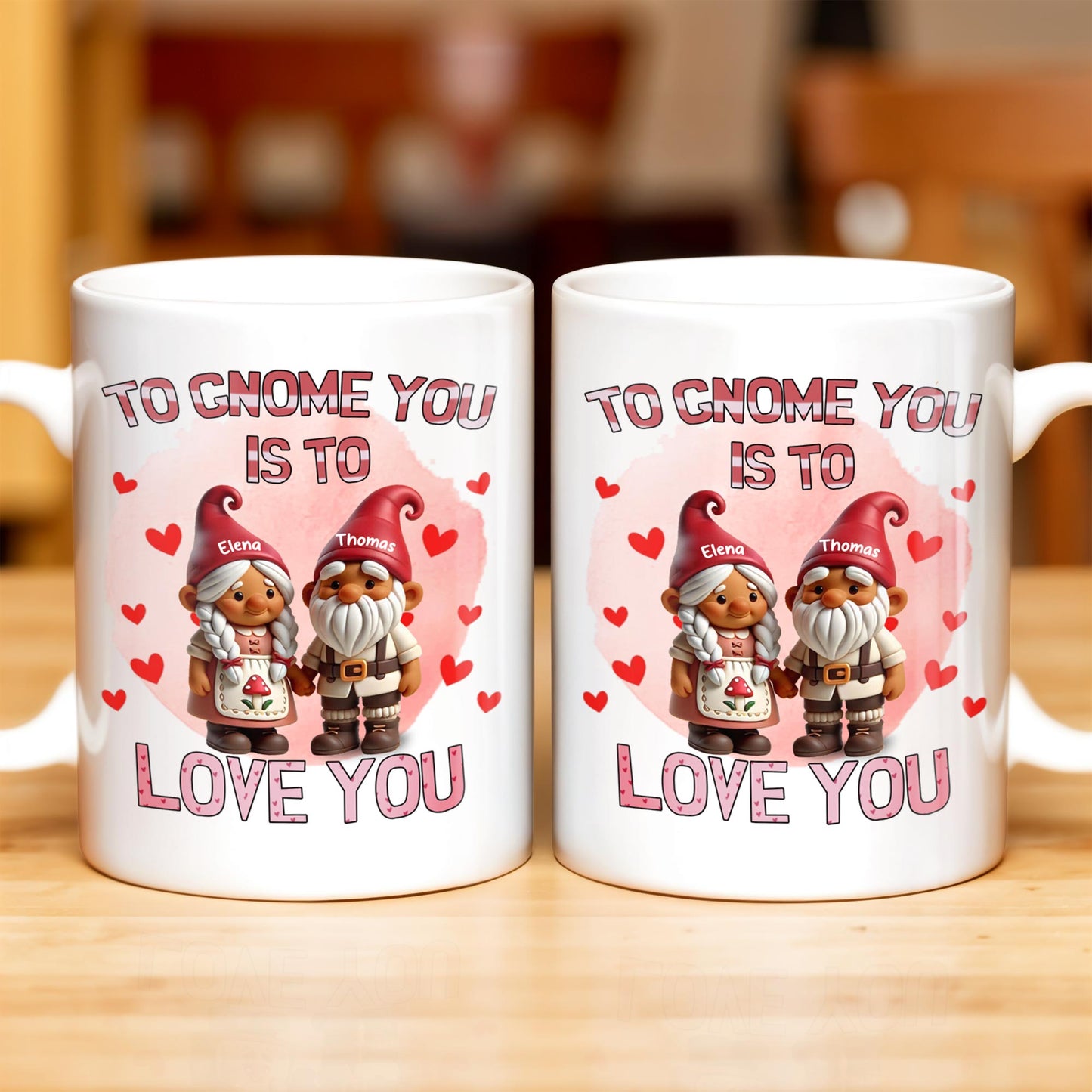 To Gnome You Is To Love You With Cute Gnomes