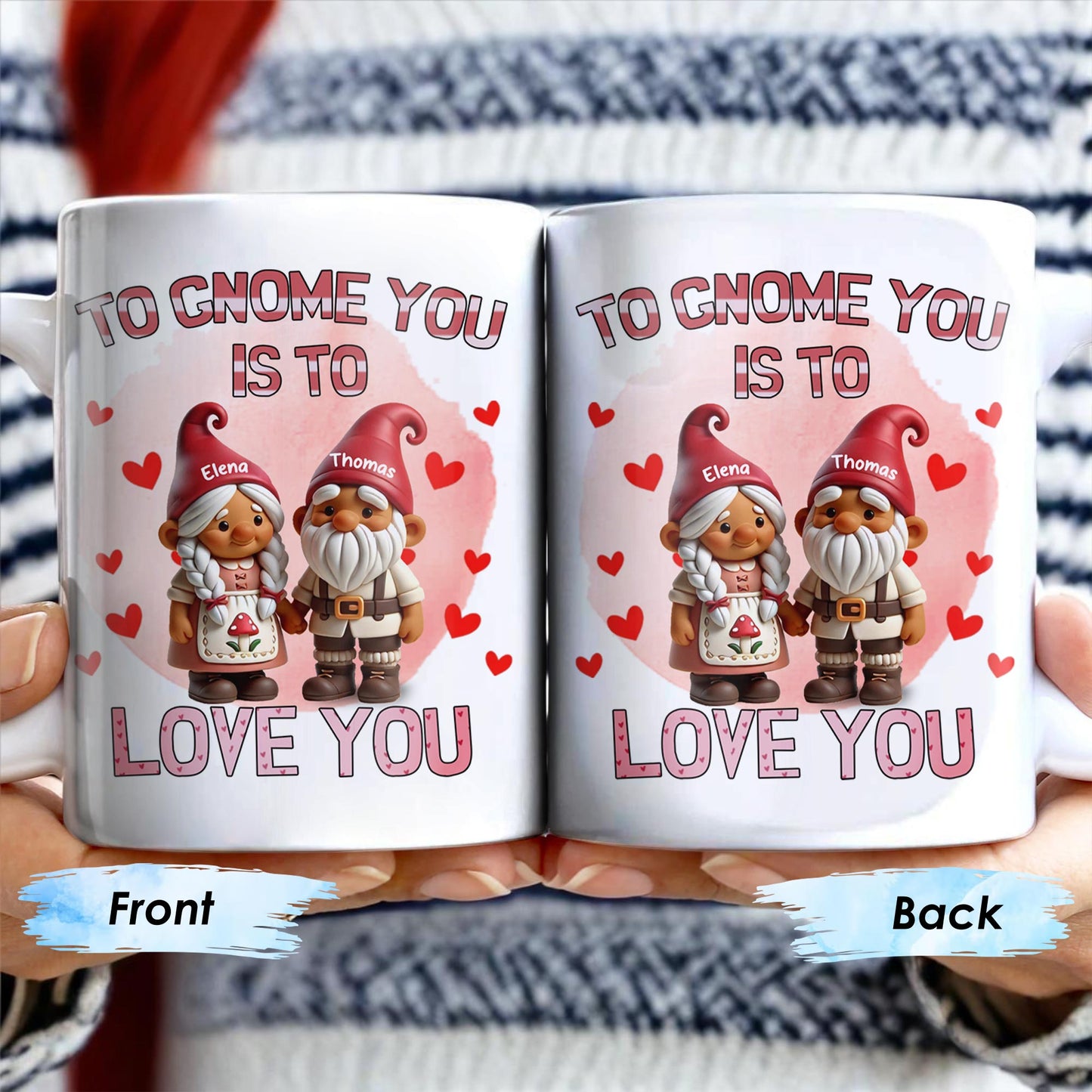 To Gnome You Is To Love You With Cute Gnomes