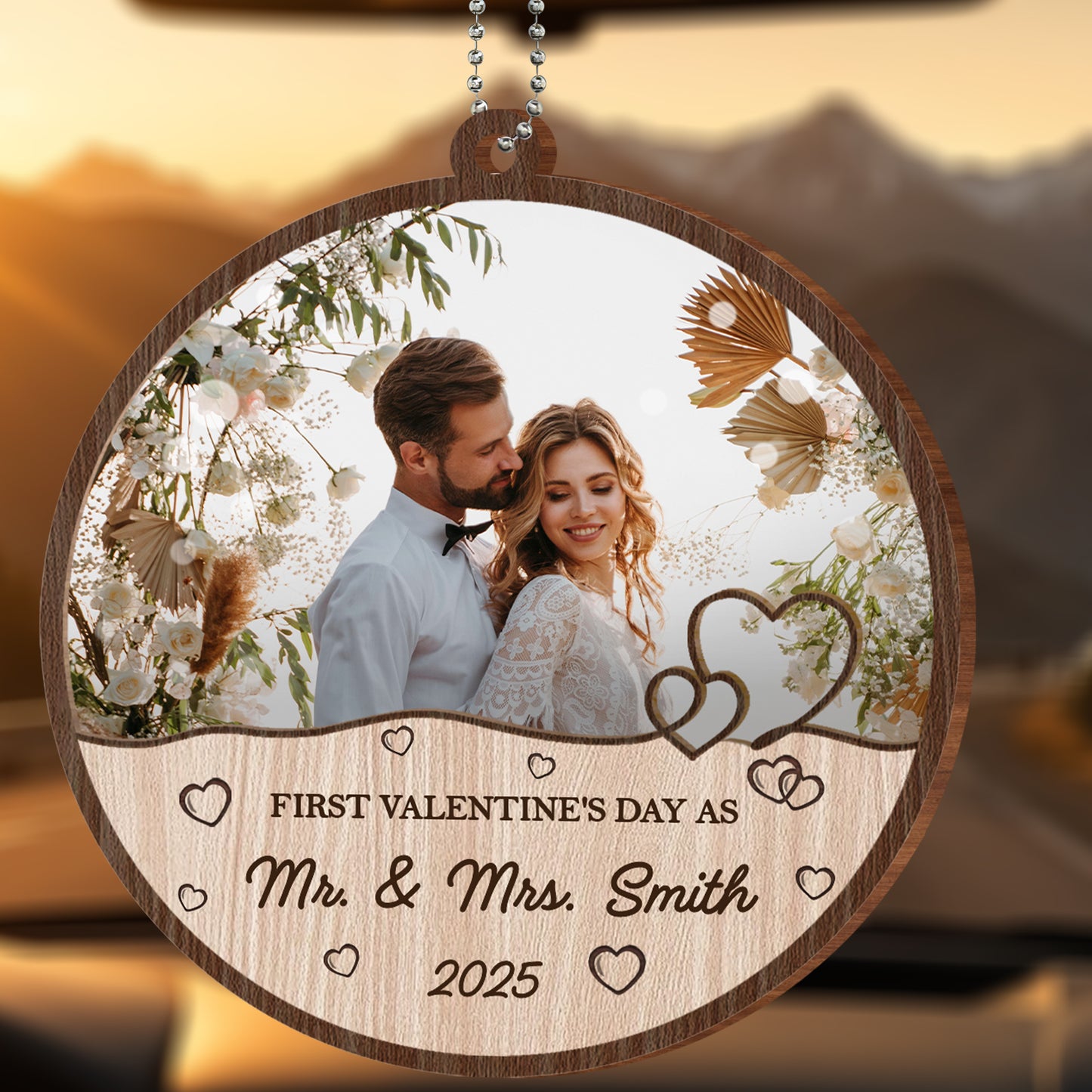 First Valentine's Day As Mr and Mrs, Couples Frame