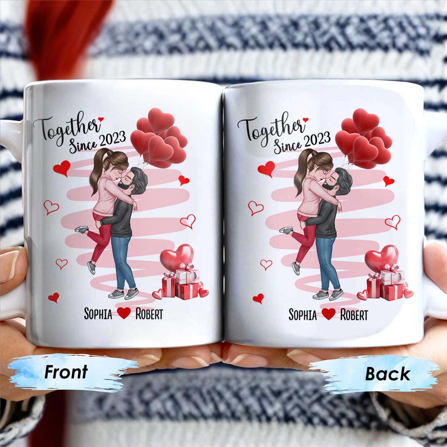 Together Since Custom Year With Heartfelt Gifts - Personalized Custom Coffee Mug - CPL330_MG