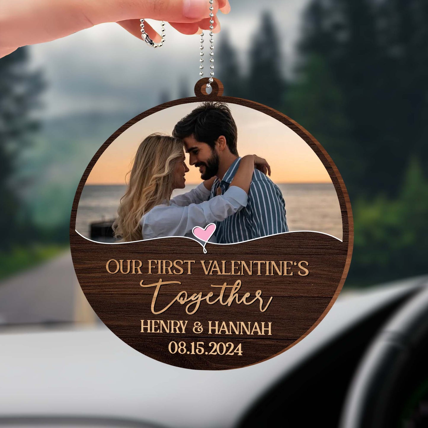 Our First Valentine's Together, Heart Design