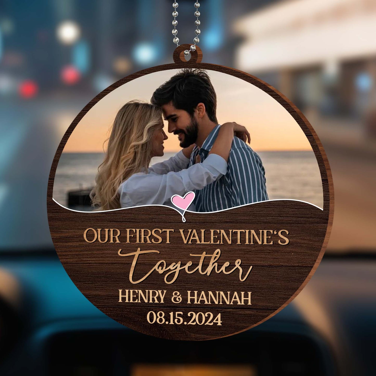 Our First Valentine's Together, Heart Design