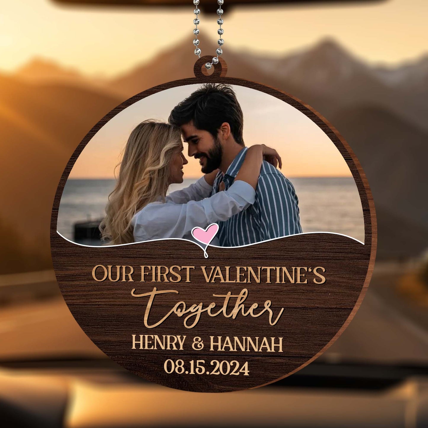 Our First Valentine's Together, Heart Design