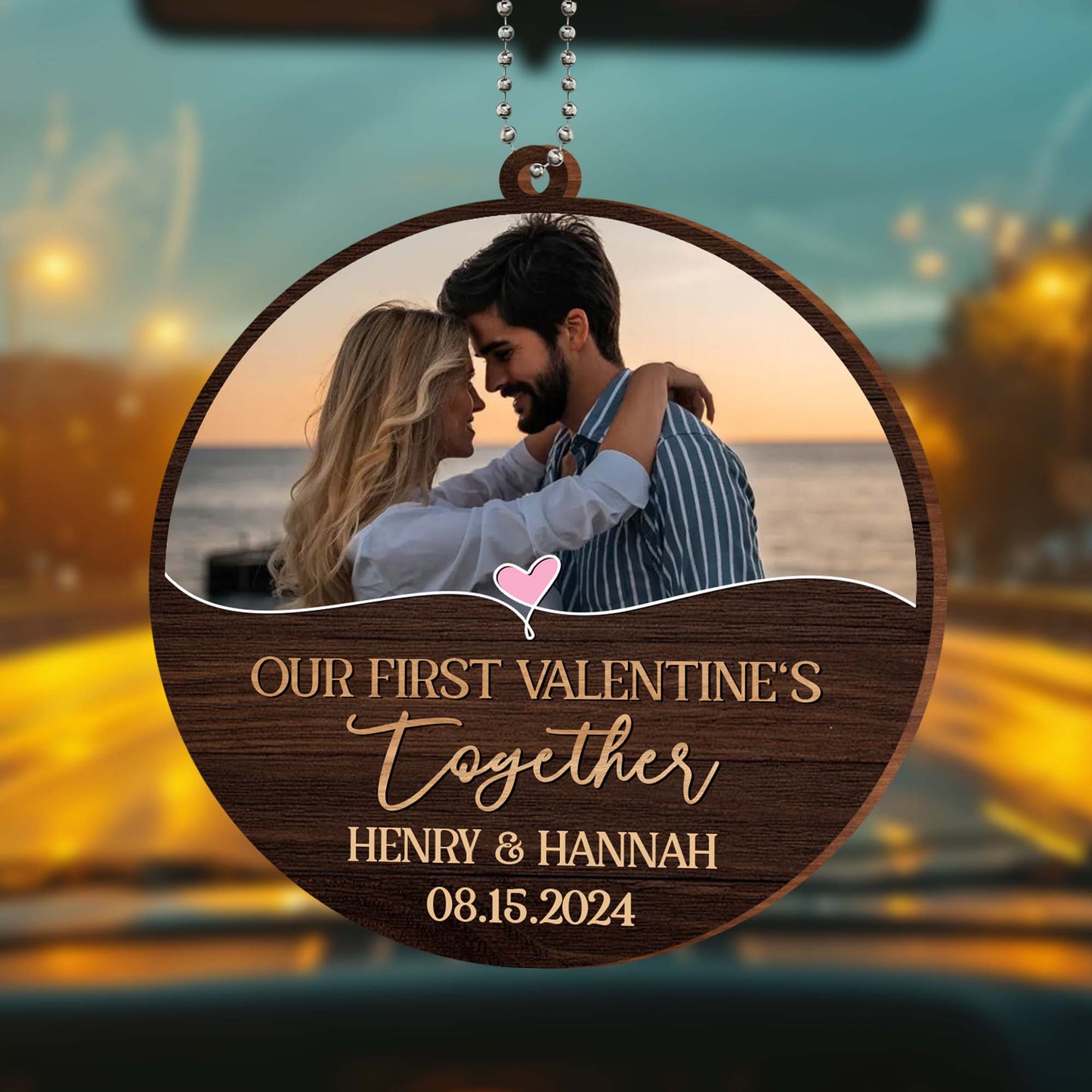 Our First Valentine's Together, Heart Design