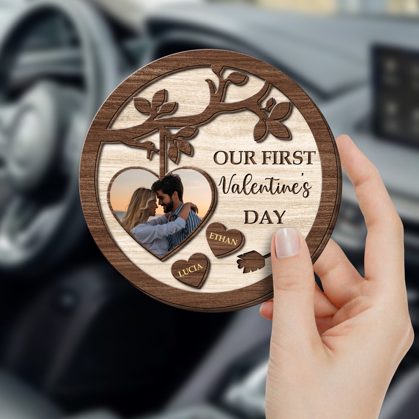 Our First Valentine's Day Heart and Arrow Design