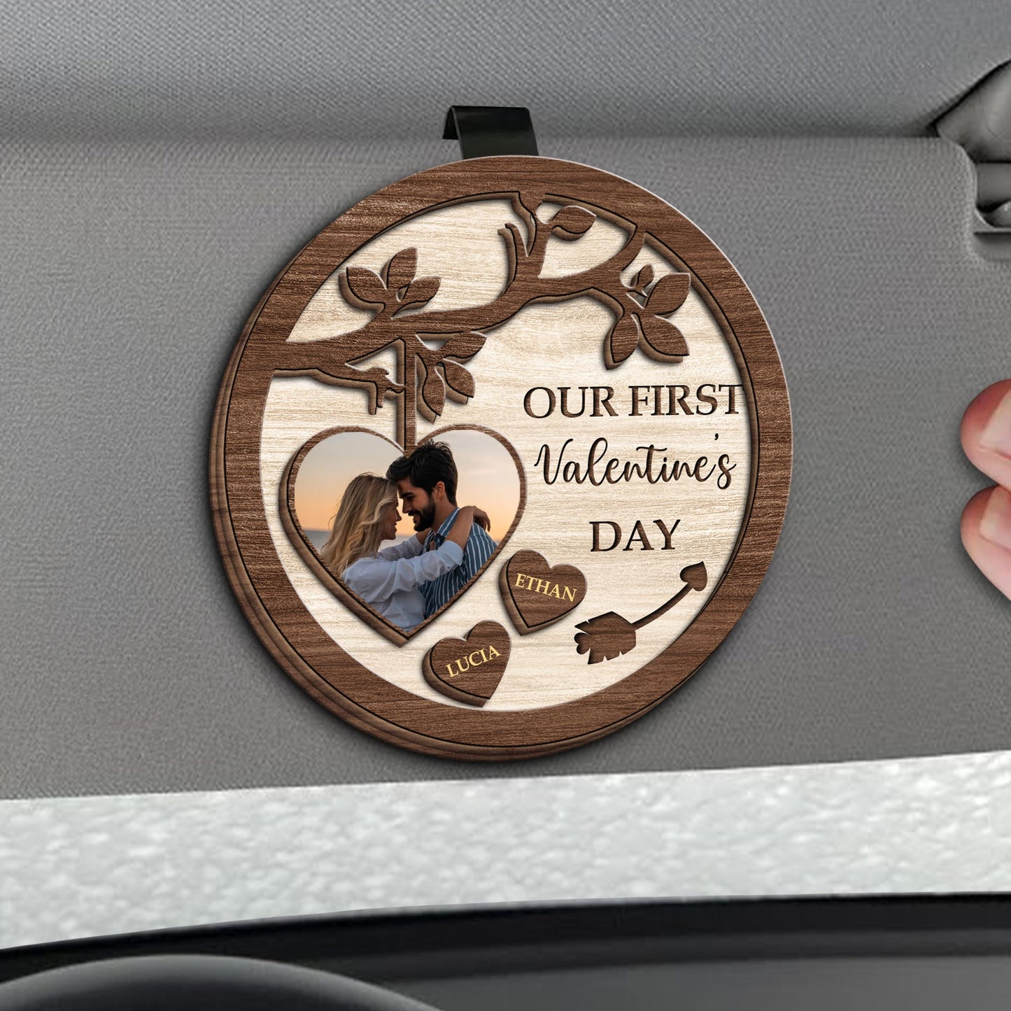Our First Valentine's Day Heart and Arrow Design