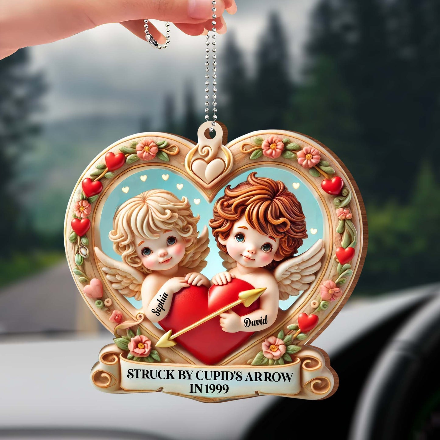 Struck By Cupid's Arrow With Angels