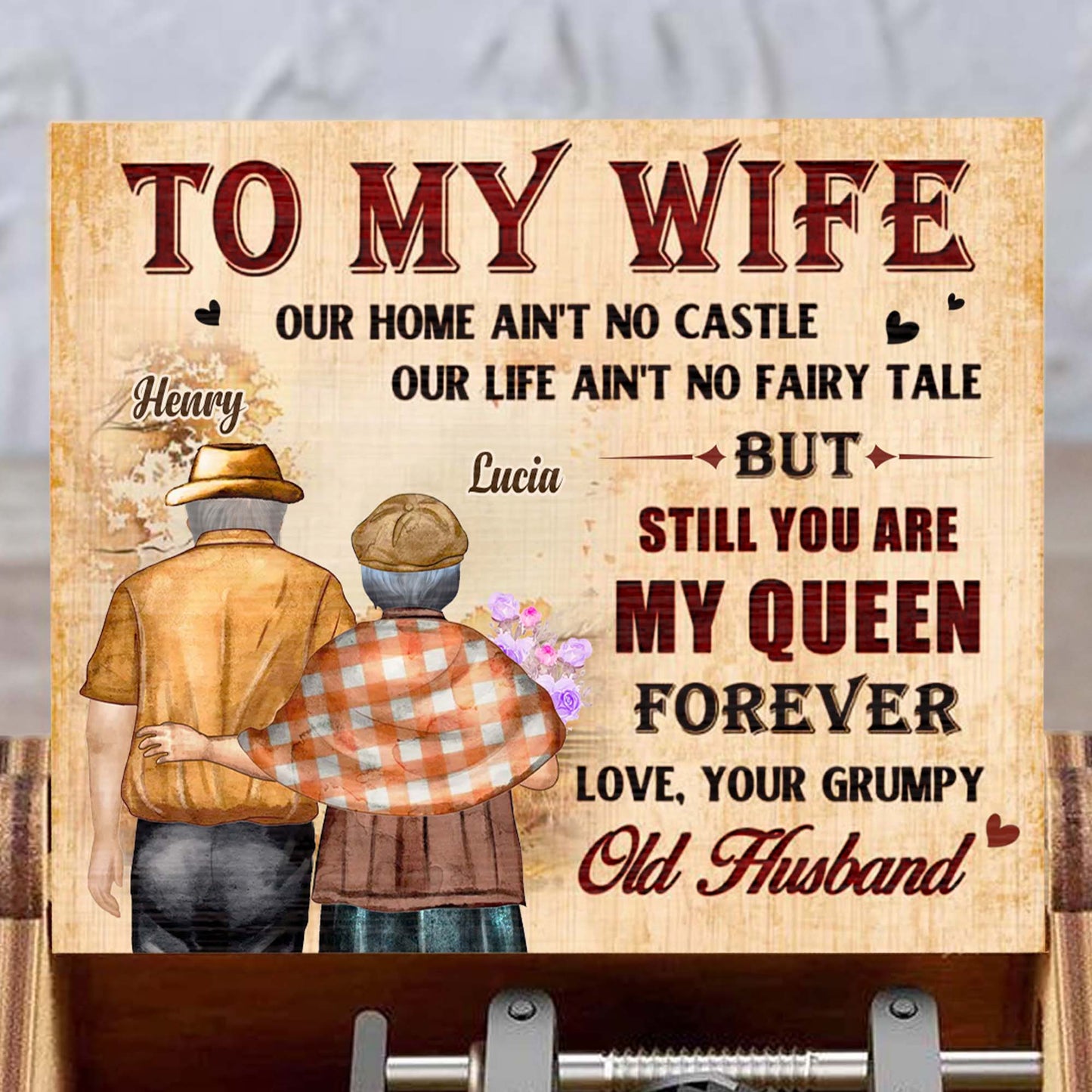 To My Wife You Are My Queen Forever With Couples