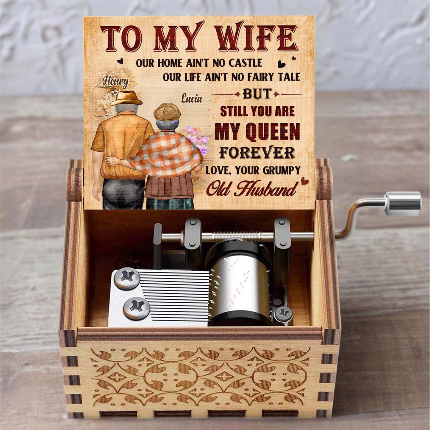 To My Wife You Are My Queen Forever With Couples