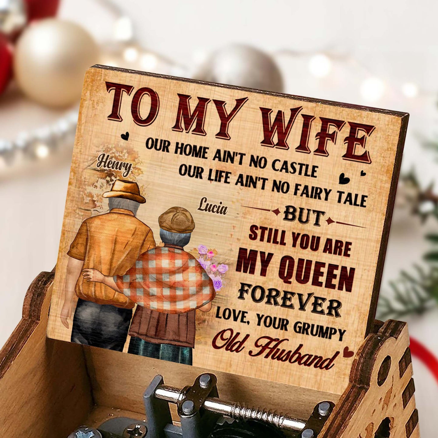 To My Wife You Are My Queen Forever With Couples