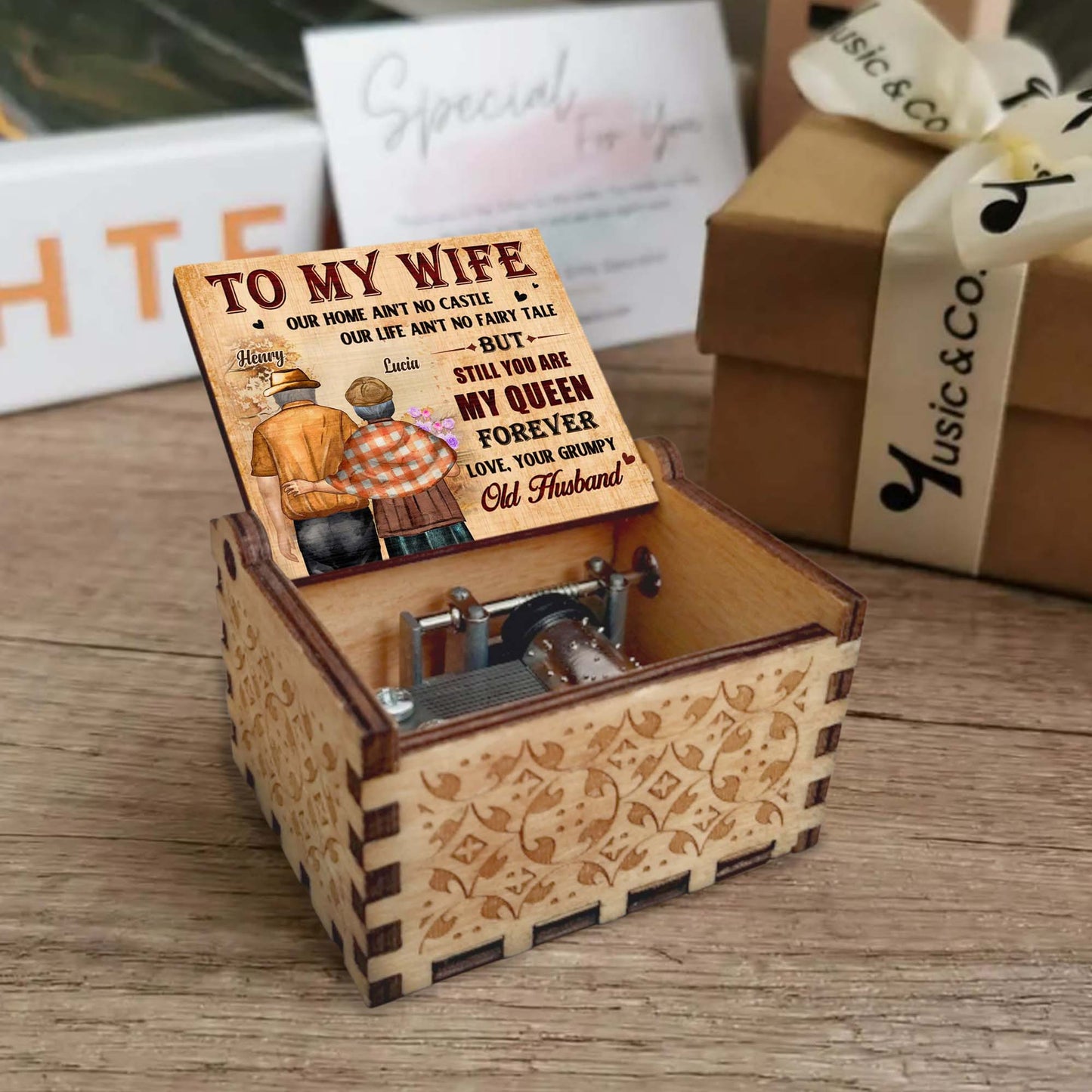 To My Wife You Are My Queen Forever With Couples
