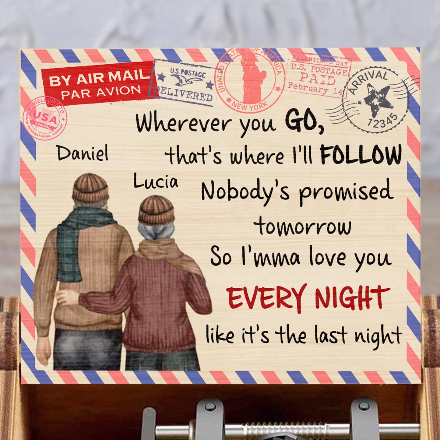 Wherever You Go, I'll Follow, Love Promise For Couples