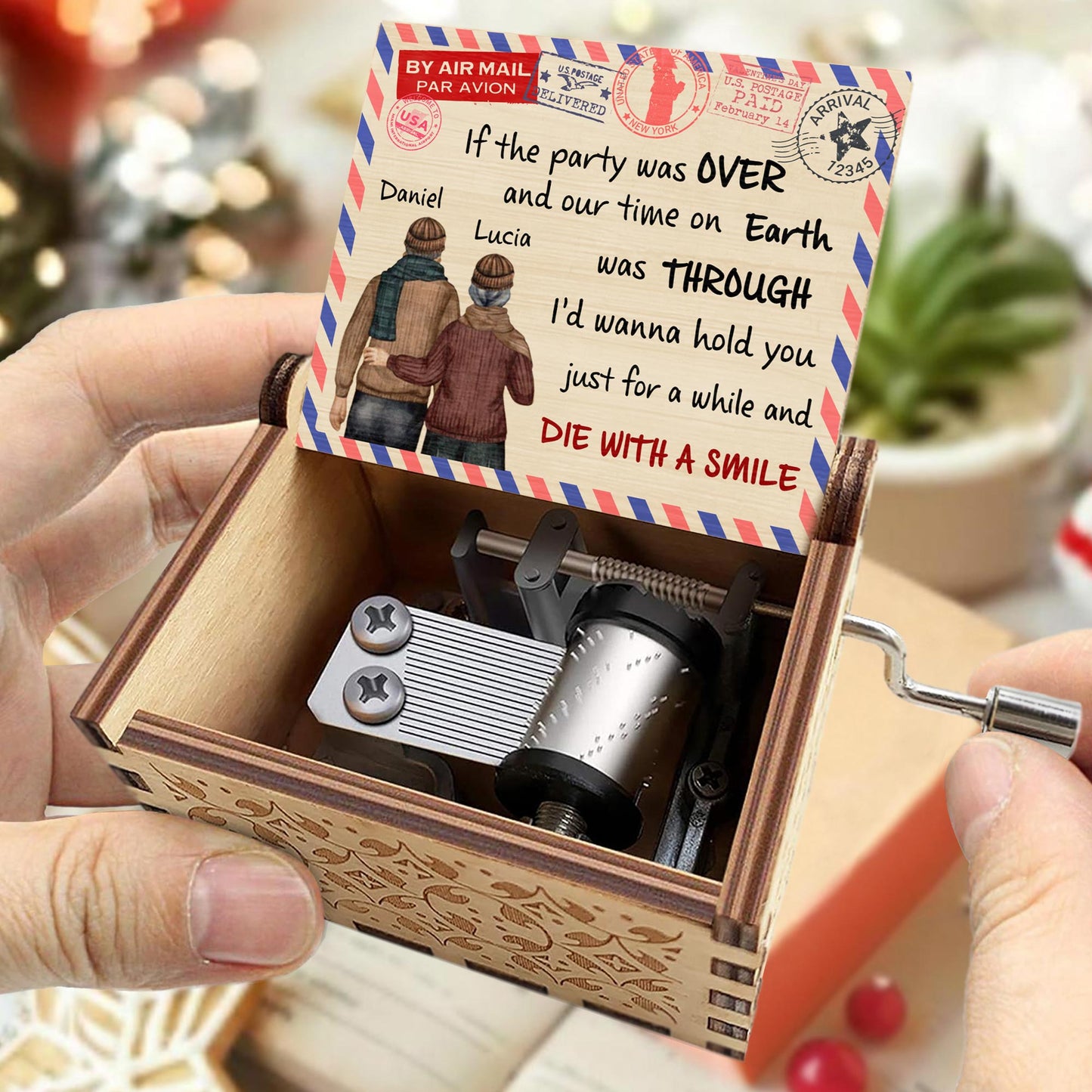 Hold You Just For A While And Die With A Smile Vintage Design
