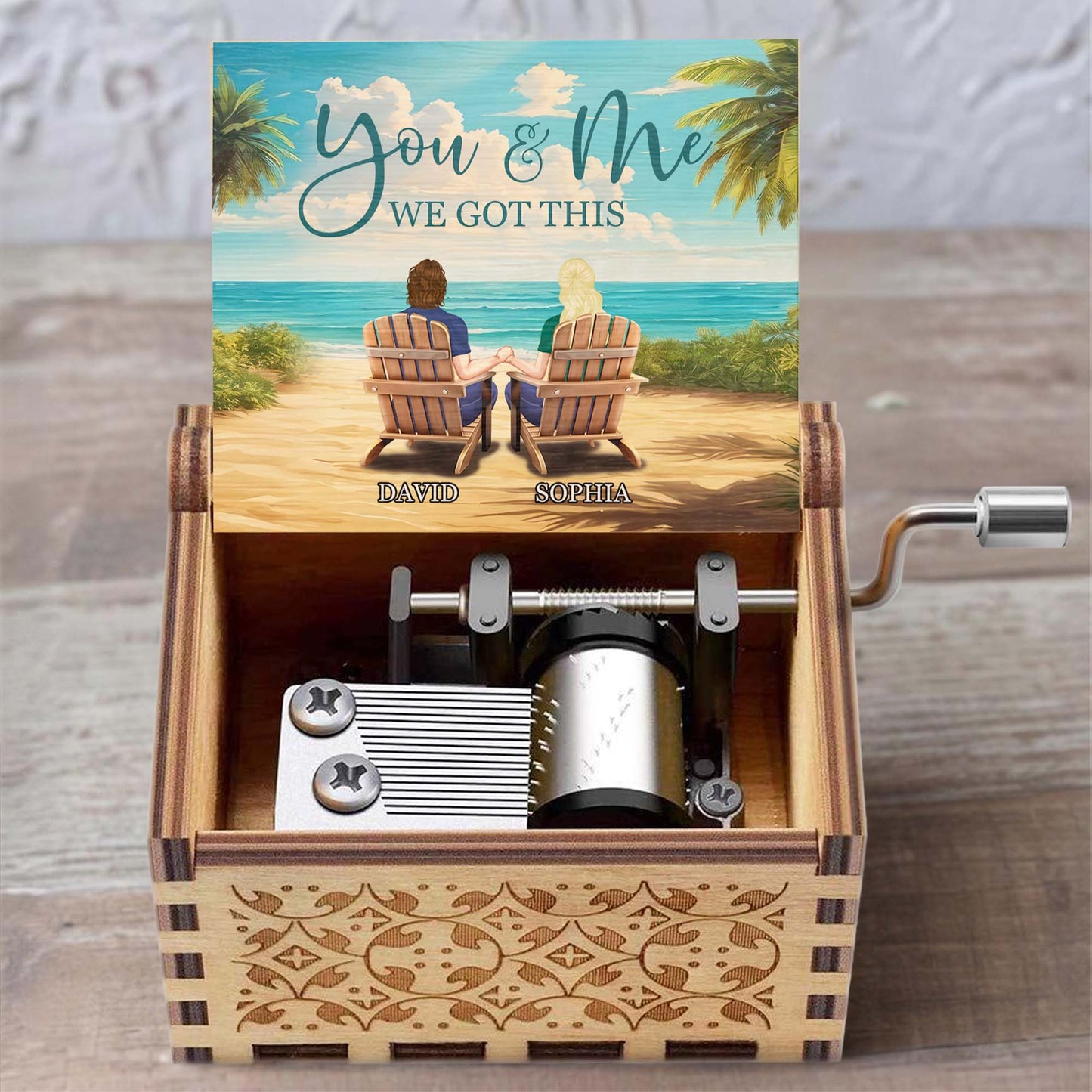 You & Me We Got This Beach View Couples Gift