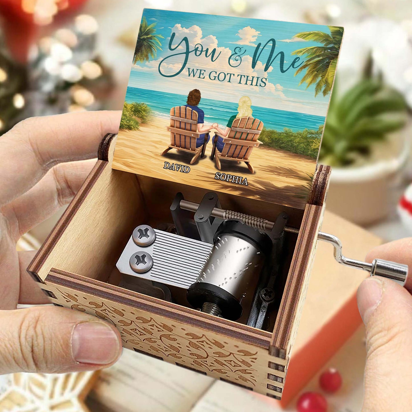 You & Me We Got This Beach View Couples Gift