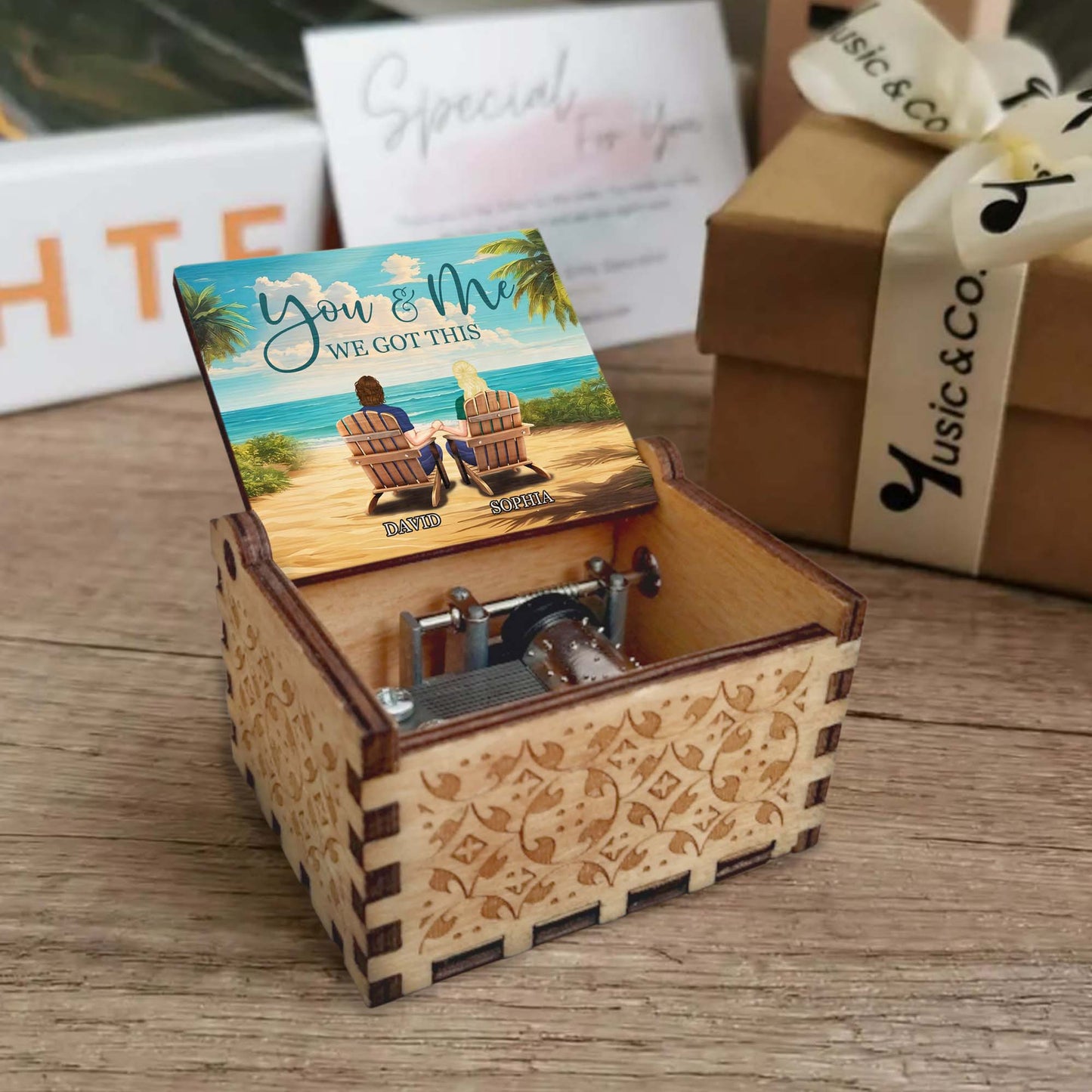 You & Me We Got This Beach View Couples Gift