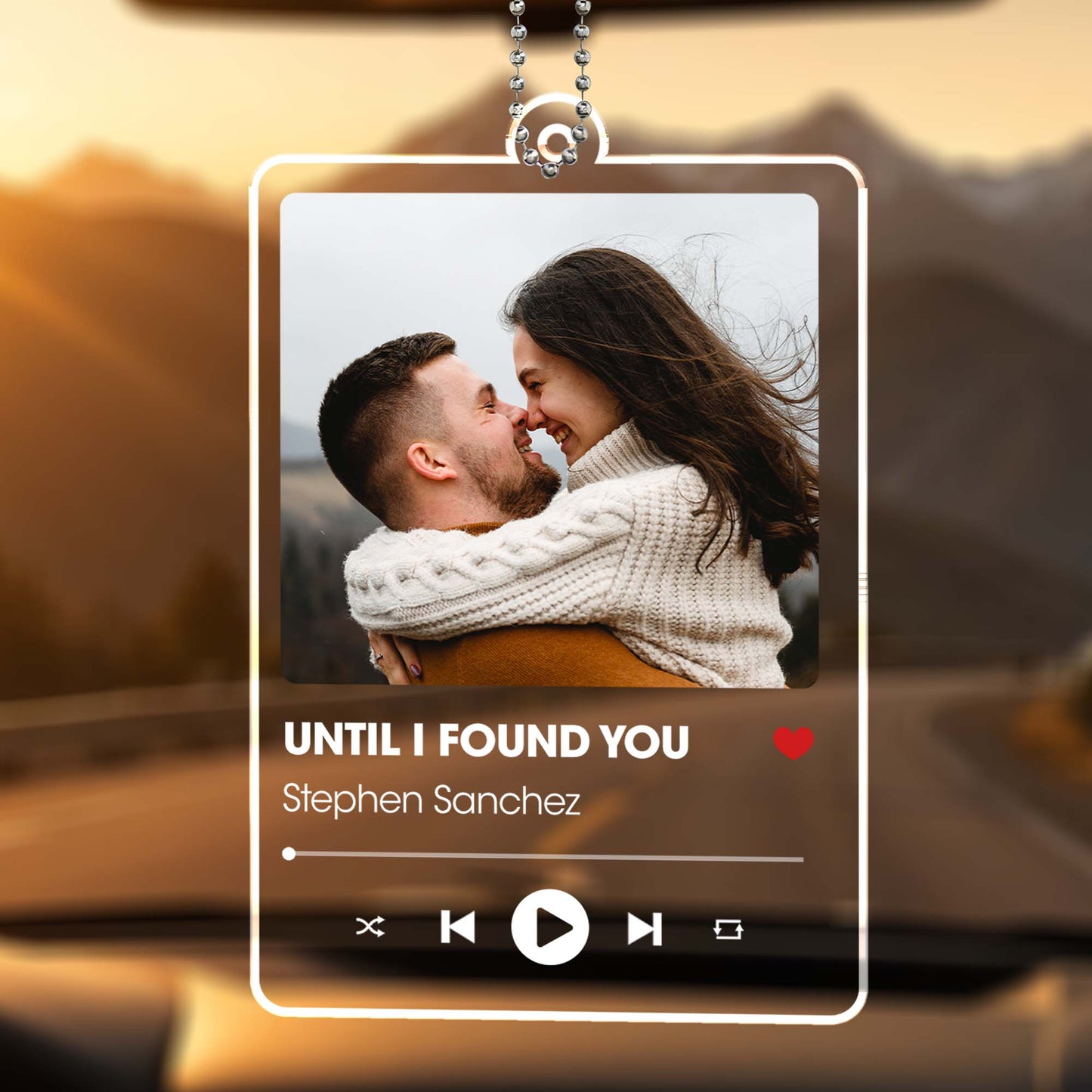 Until I Found You Music Player Acrylic Ornament For Couples