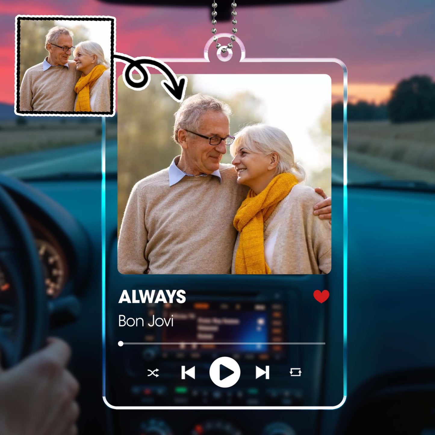 Always Bon Jovi Music Player Design With Elderly Couple