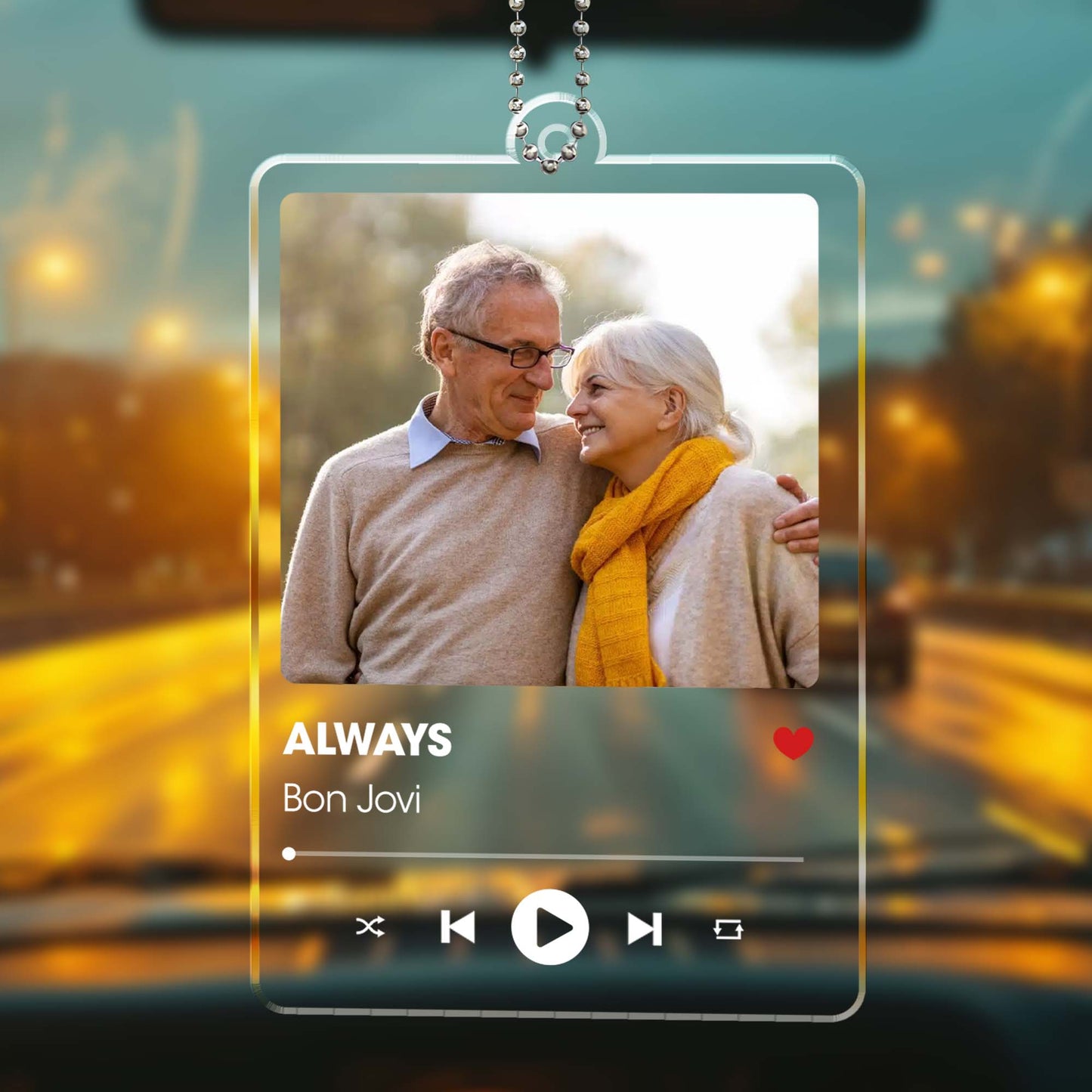 Always Bon Jovi Music Player Design With Elderly Couple
