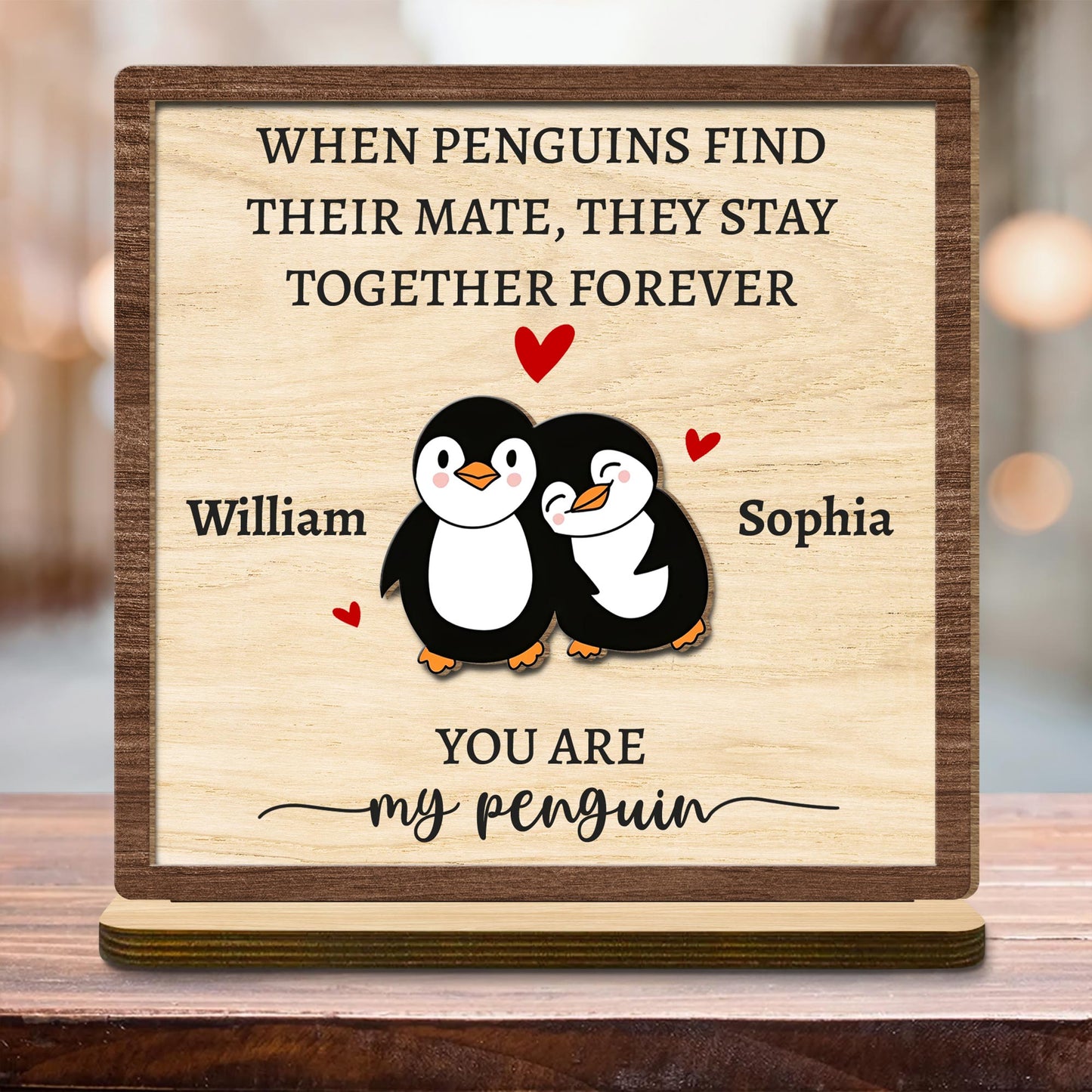 When Penguins Find Their Mate, Stay Together Forever