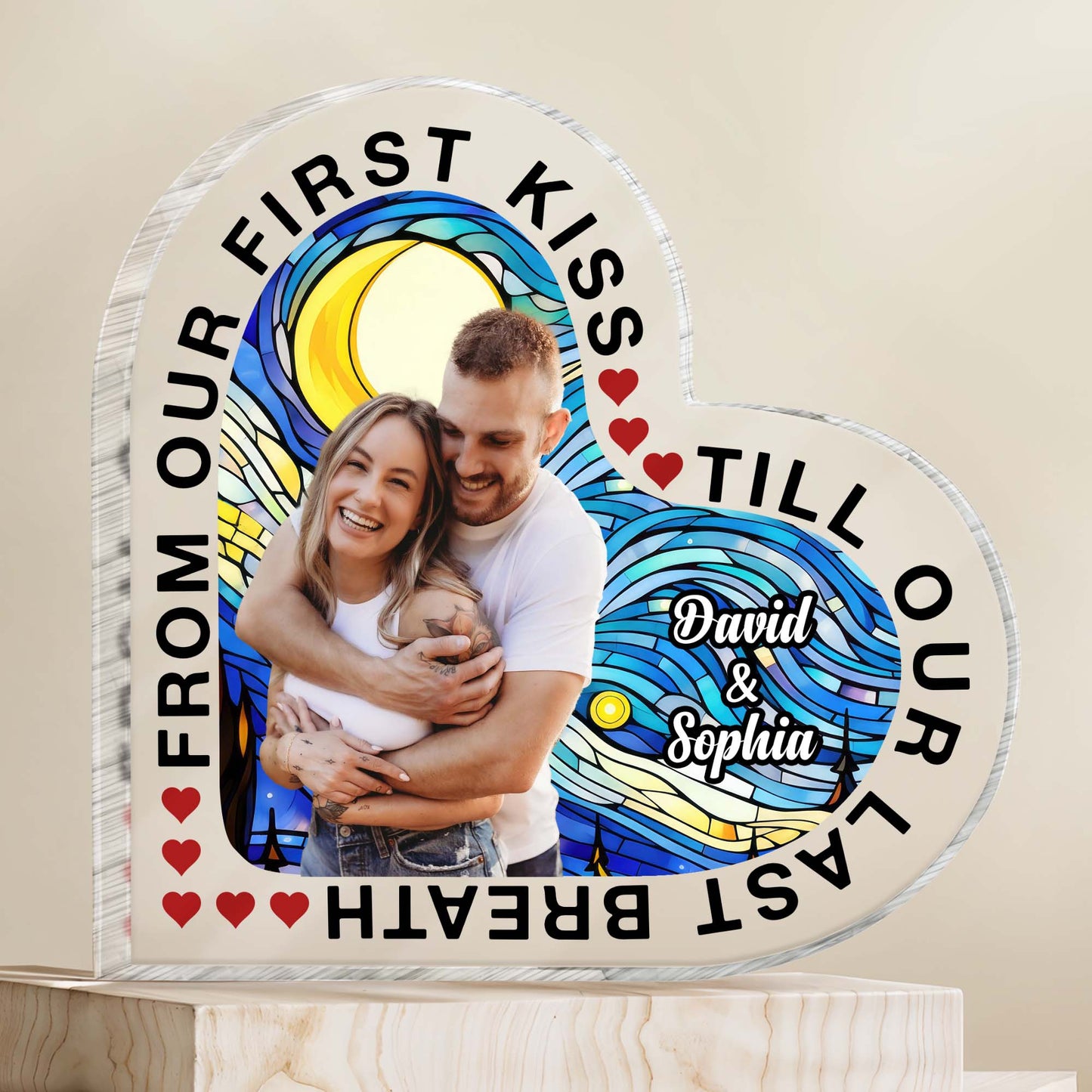 From Our First Kiss Till Our Last Breath With Rainbow Waves