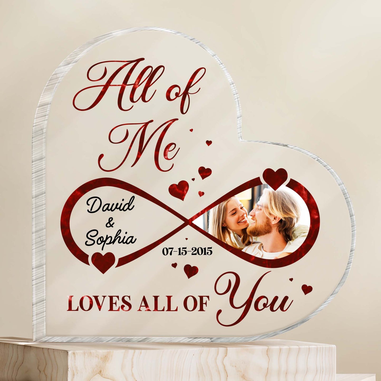 All Of Me Loves All Of You, Hearts And Infinity Symbol