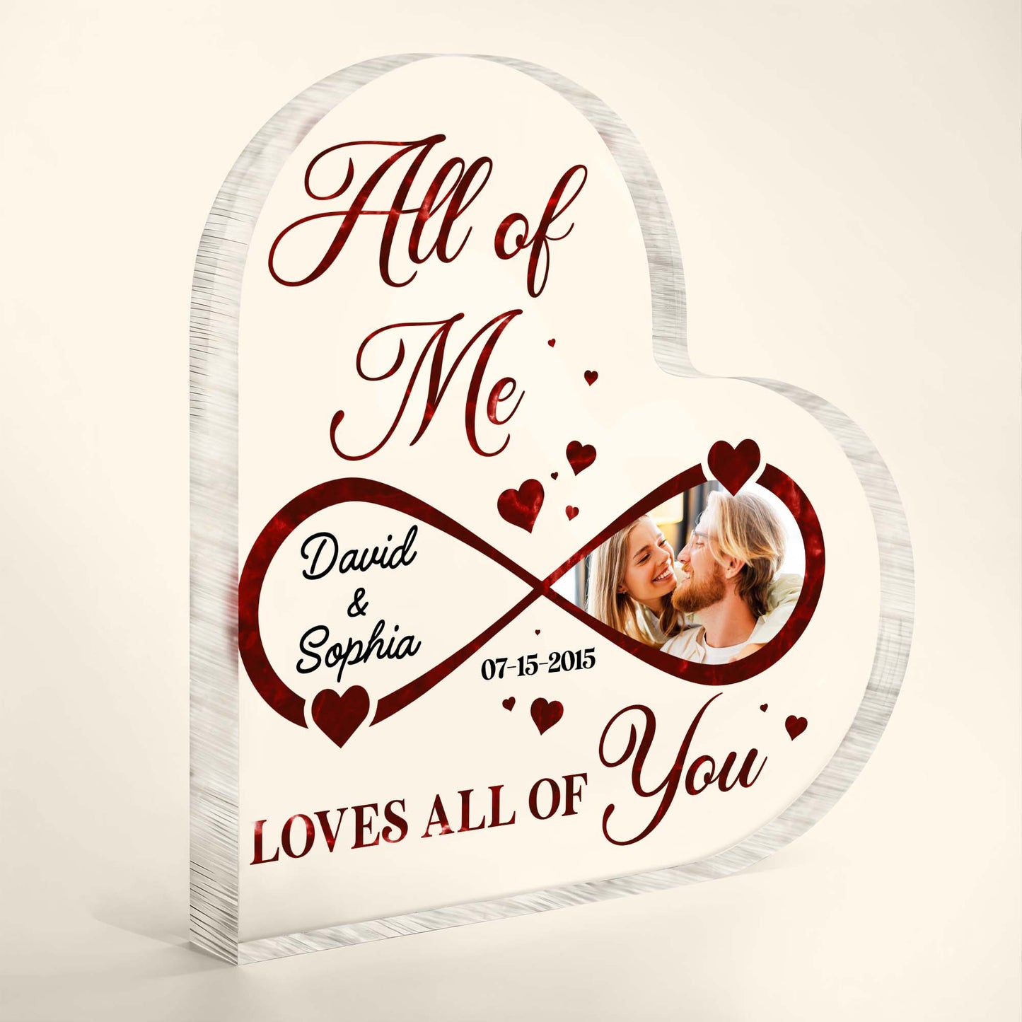 All Of Me Loves All Of You, Hearts And Infinity Symbol