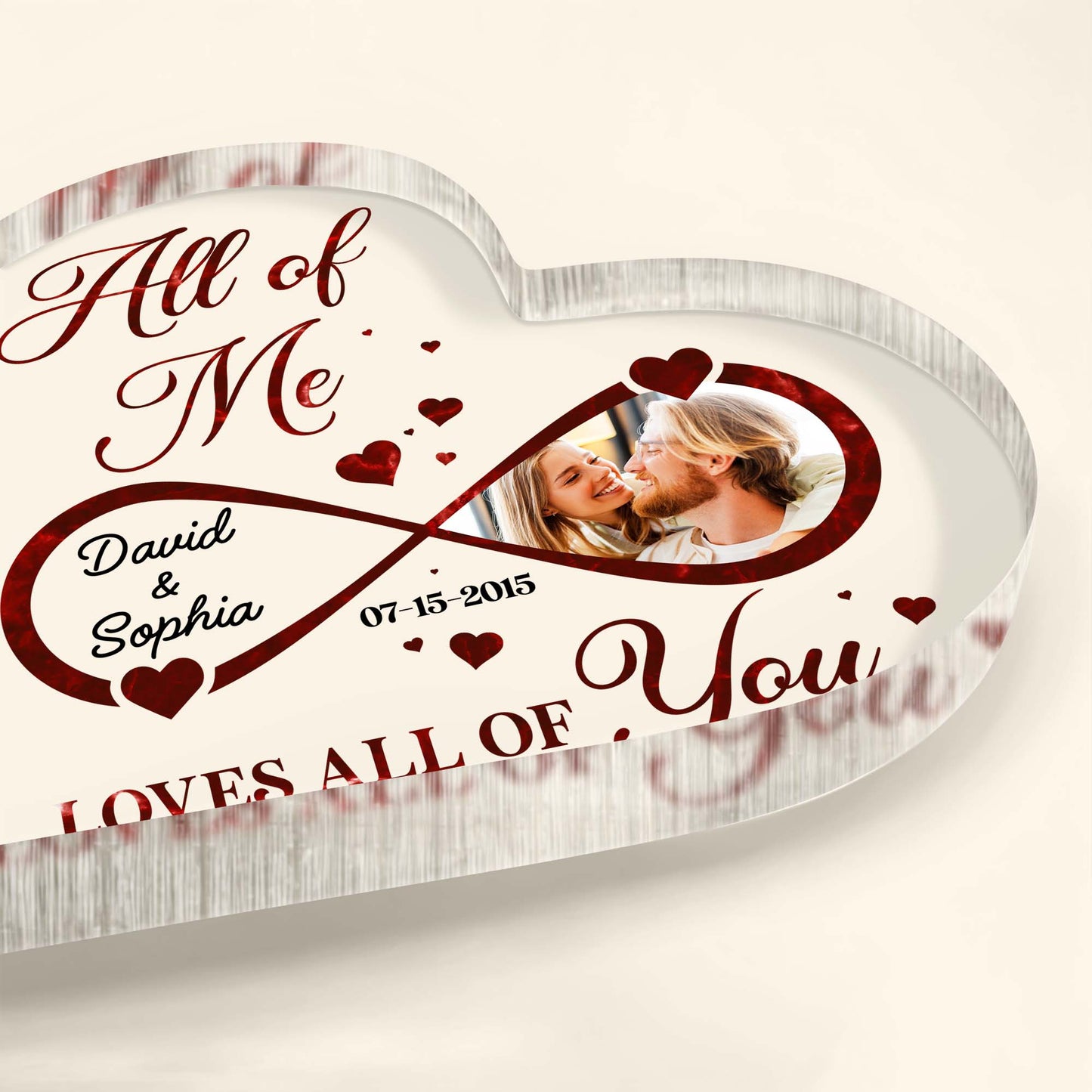 All Of Me Loves All Of You, Hearts And Infinity Symbol