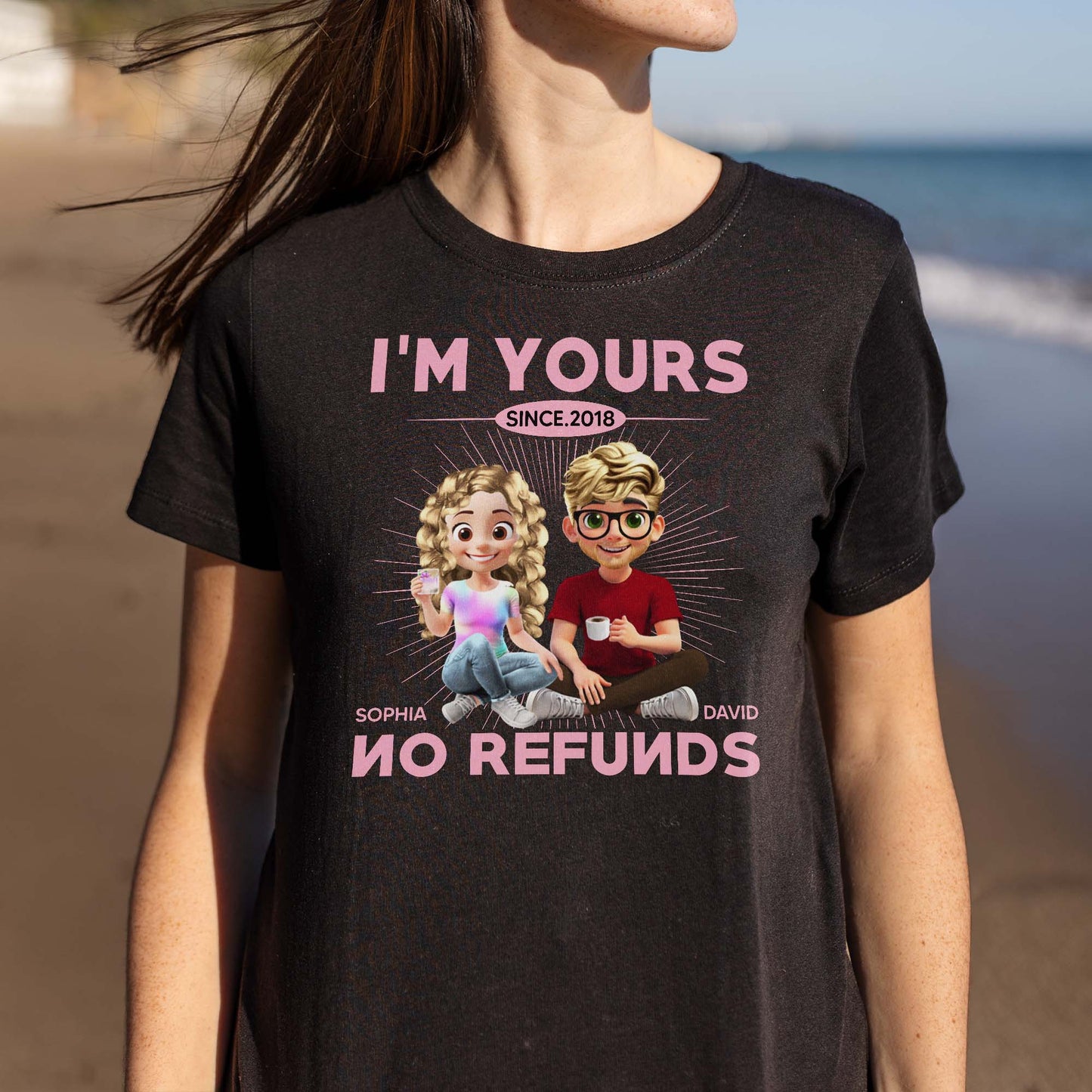 I'm Yours No Refunds, Couple Design