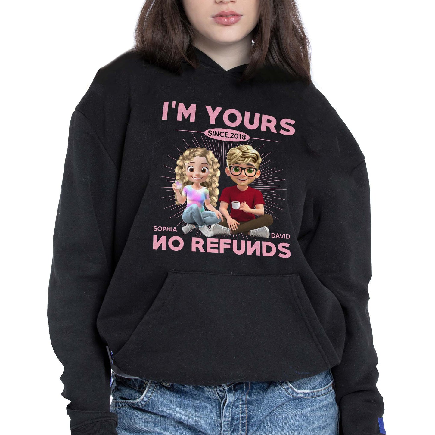 I'm Yours No Refunds, Couple Design