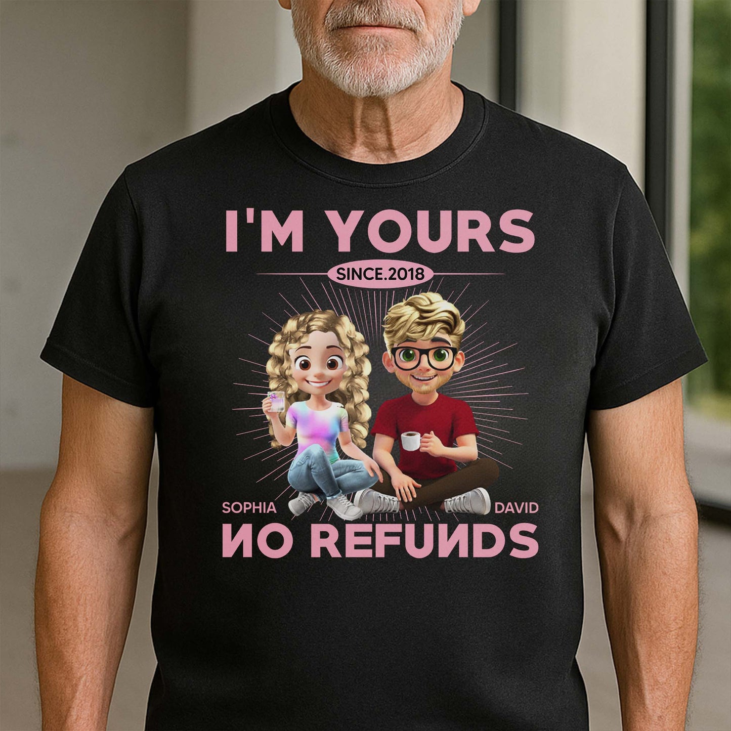 I'm Yours No Refunds, Couple Design
