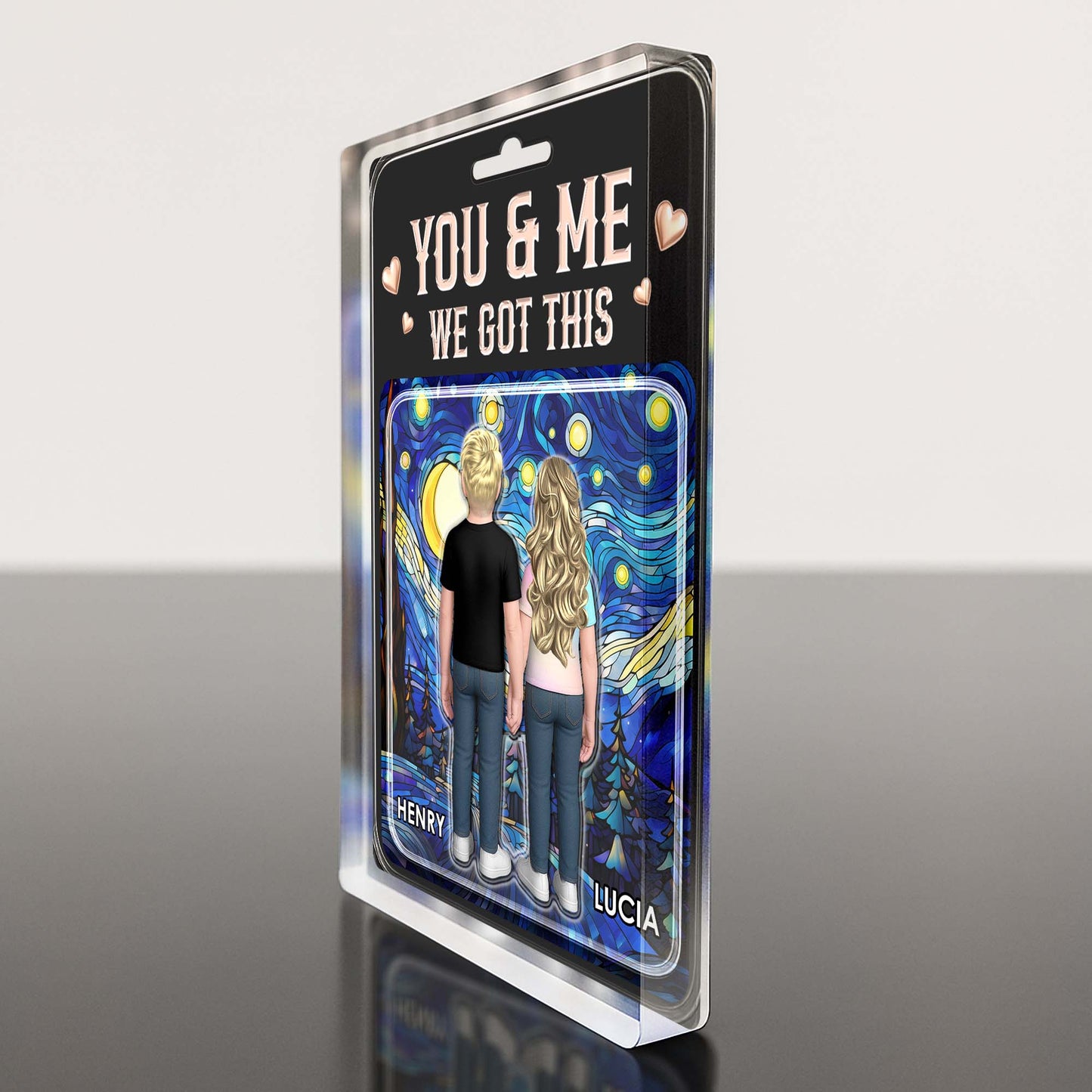 You & Me We Got This, Couple And Hearts