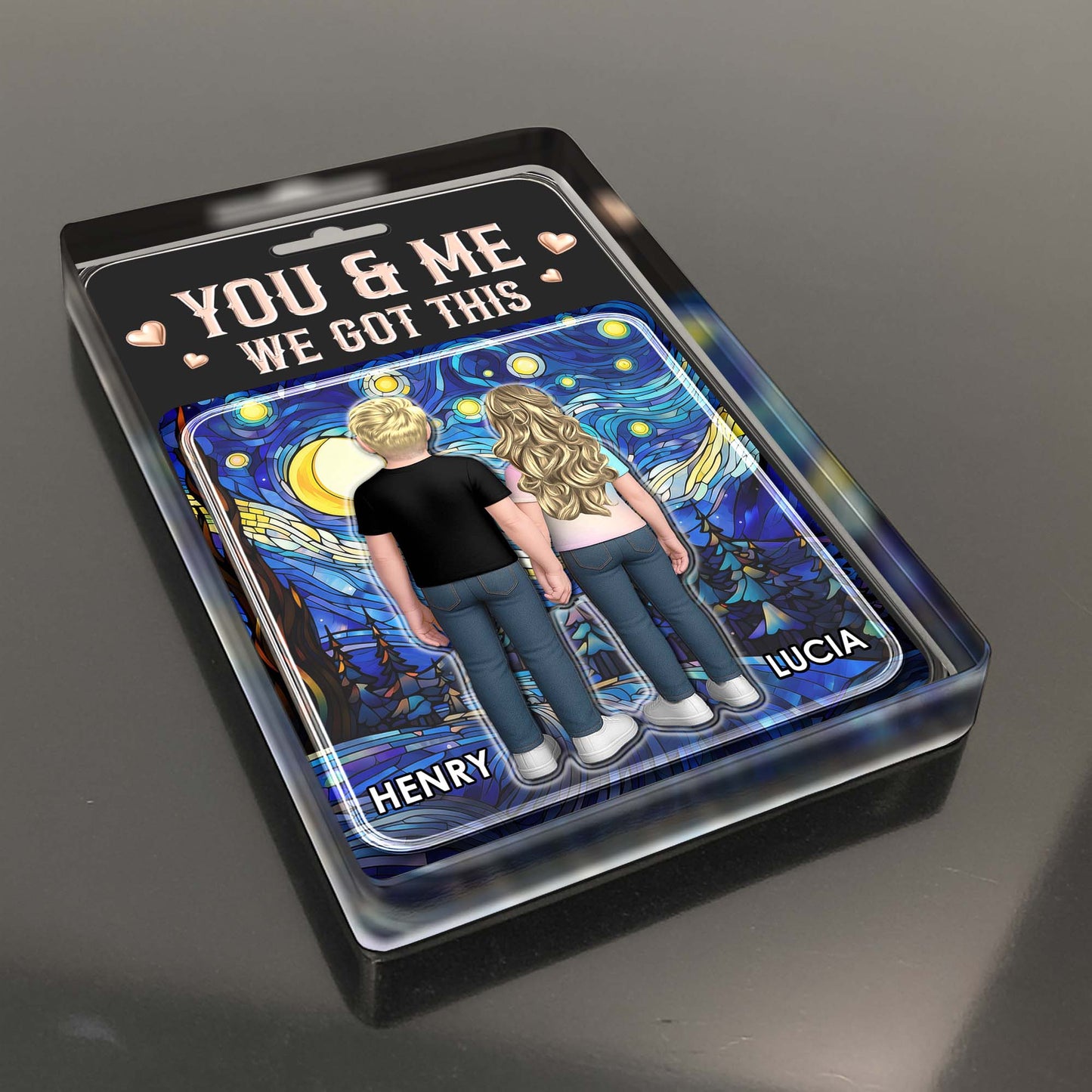 You & Me We Got This, Couple And Hearts
