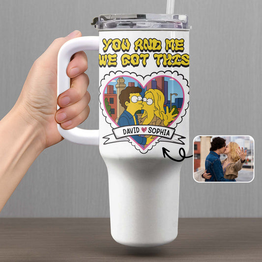 You And Me We Got This, Heart Shape And Cityscape