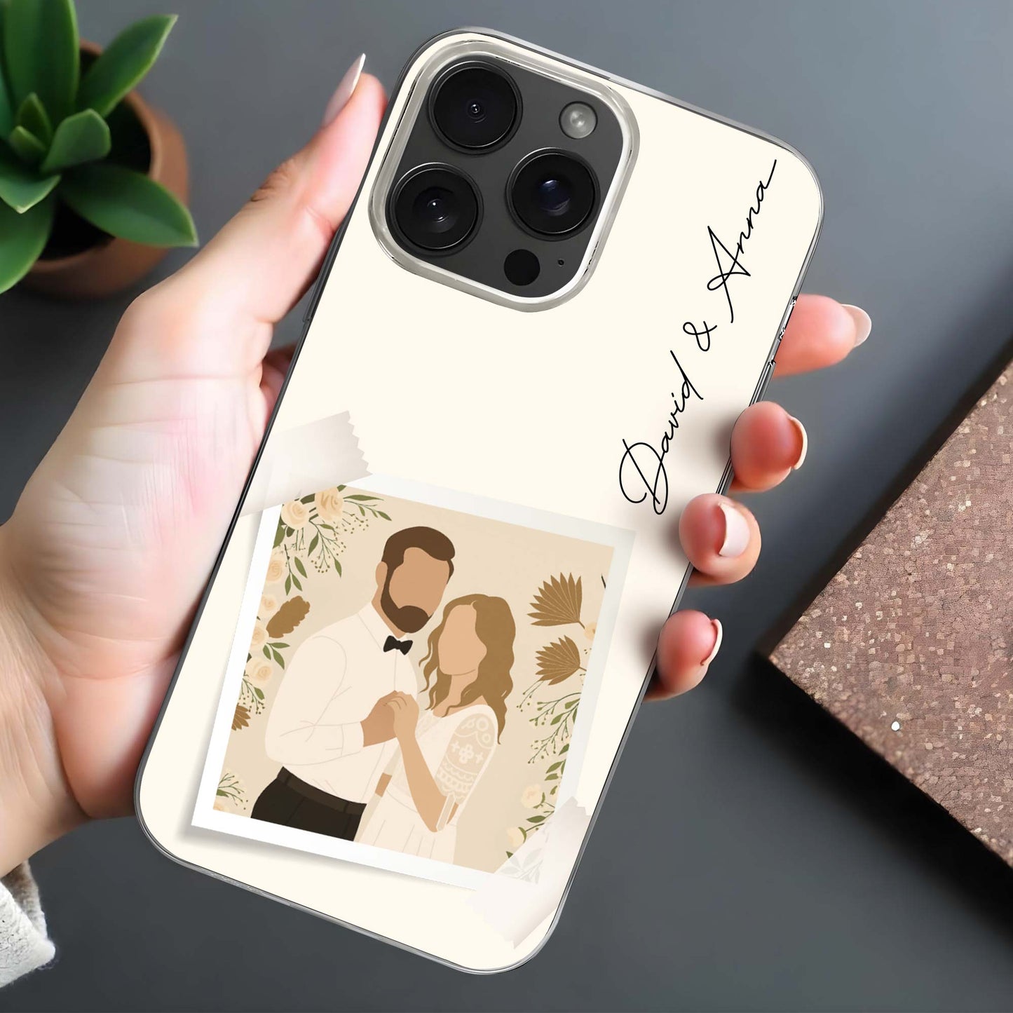 A Timeless Treasure For Memorable Moments With Couple - Personalized Clear Phone Case - CPL399_PHC