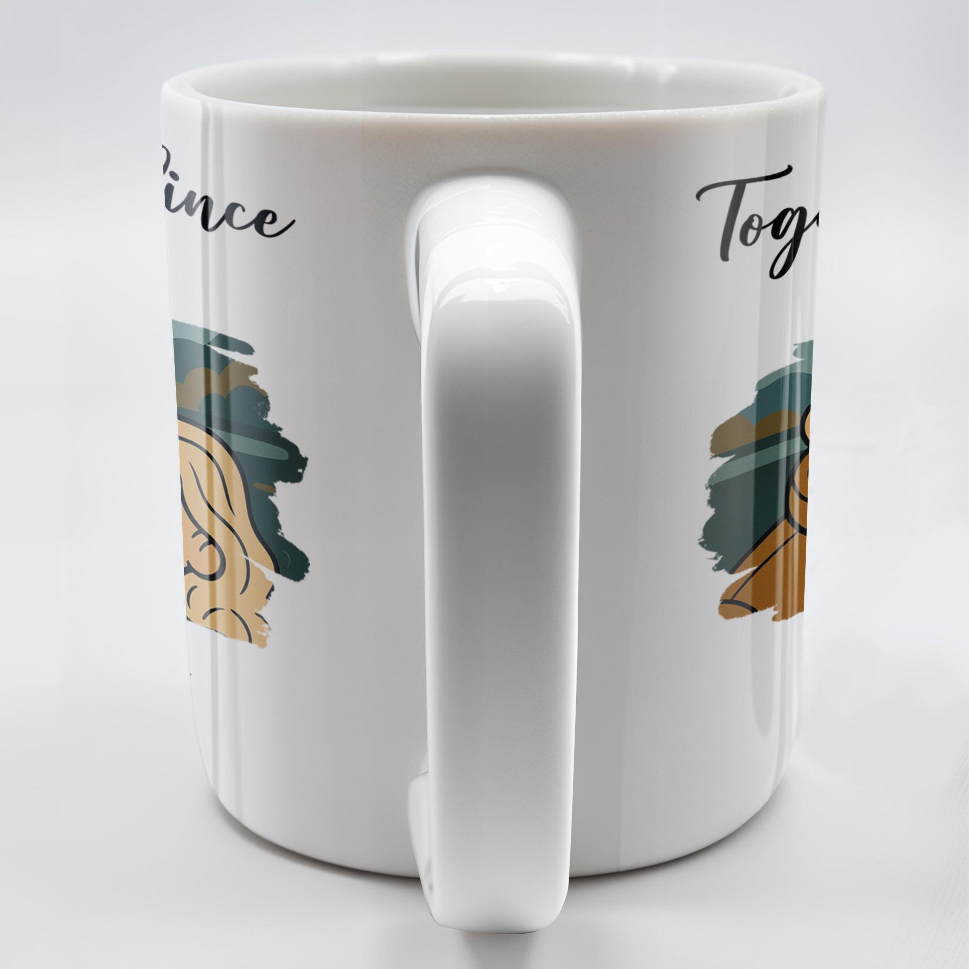 Together Since With Couple And Hearts Design