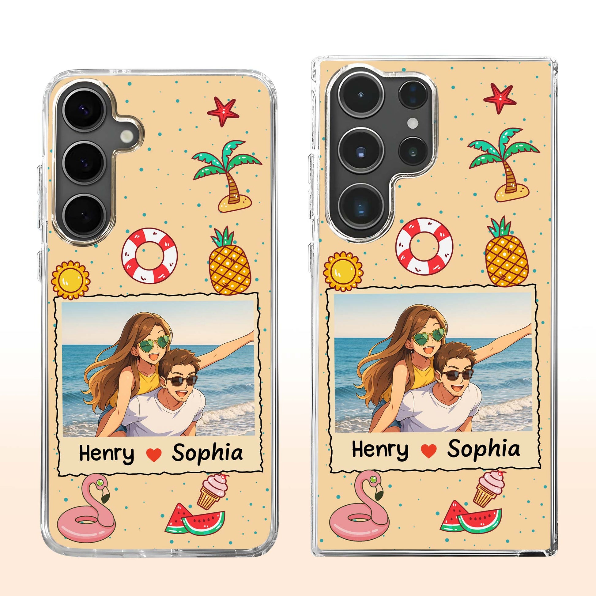 Beach Memories With Tropical Elements Phone Case