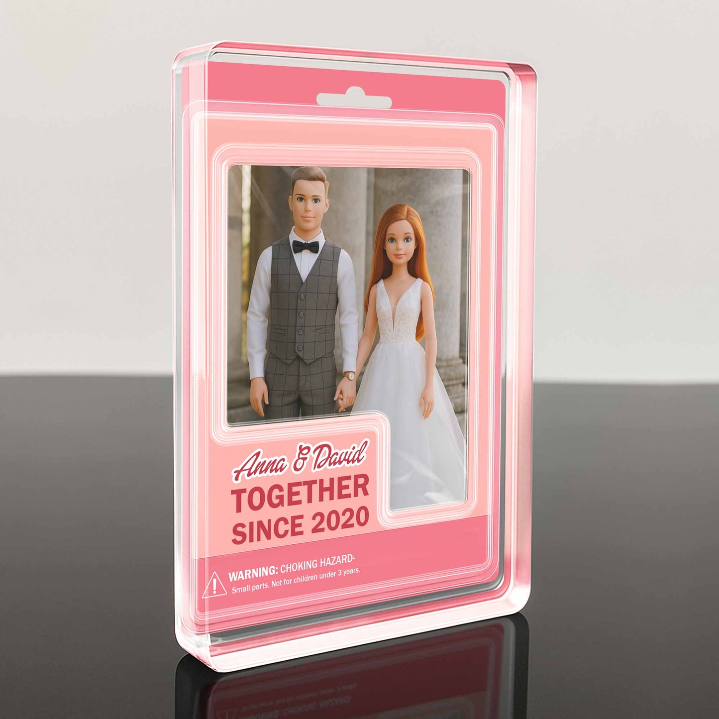 Together Since, Doll Couple In Wedding Attire