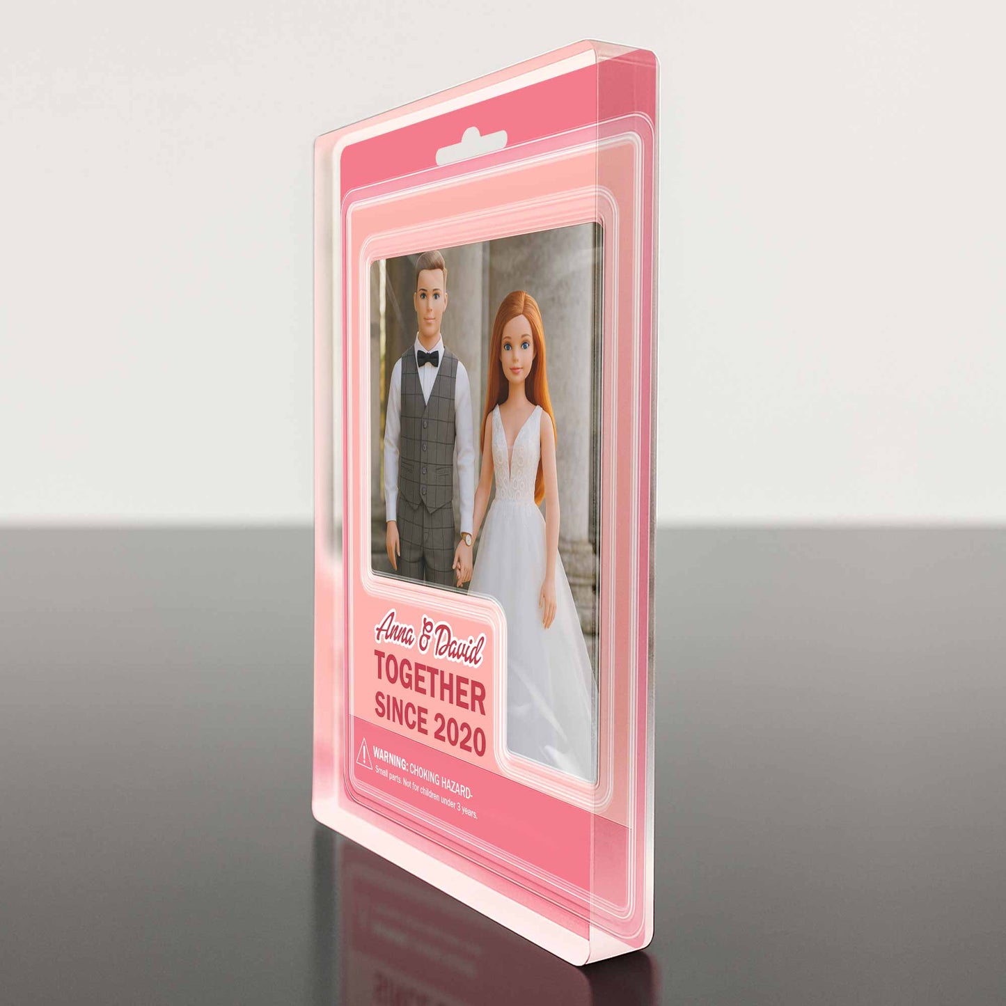 Together Since, Doll Couple In Wedding Attire
