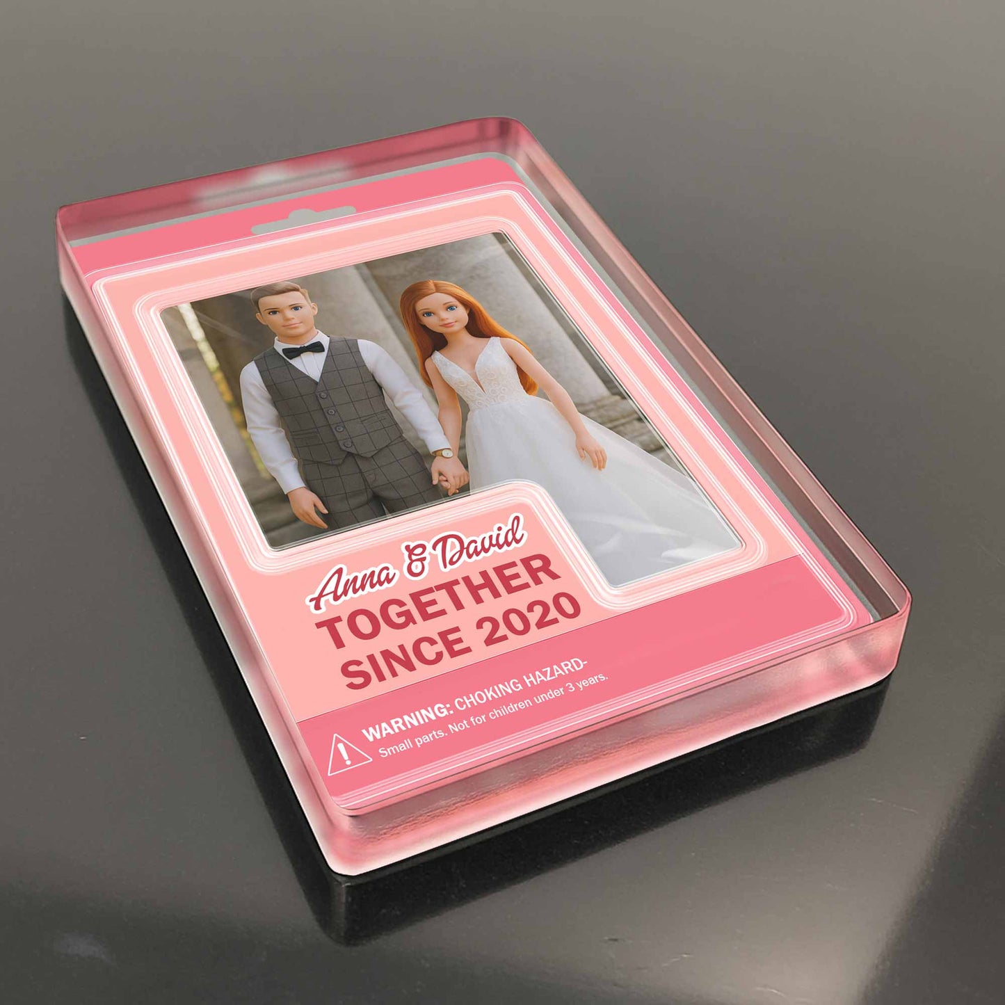 Together Since, Doll Couple In Wedding Attire