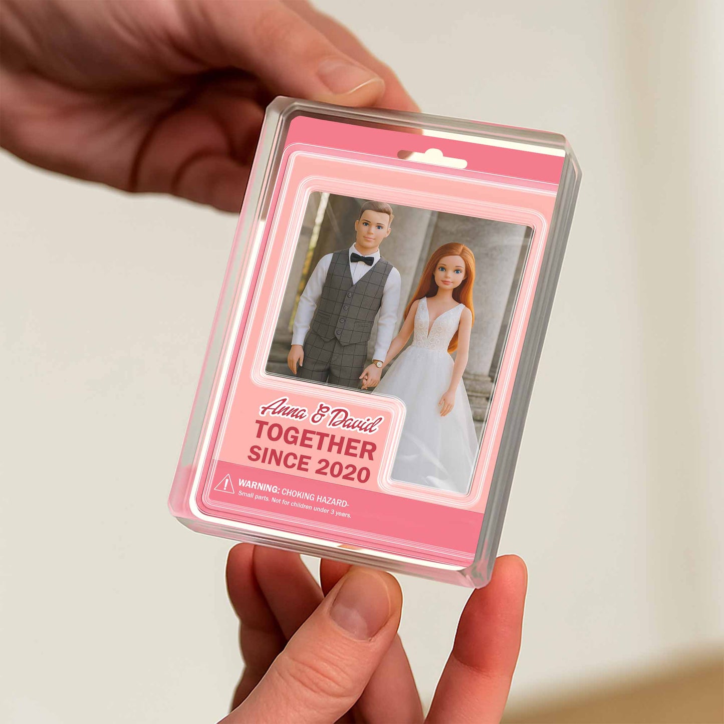 Together Since, Doll Couple In Wedding Attire