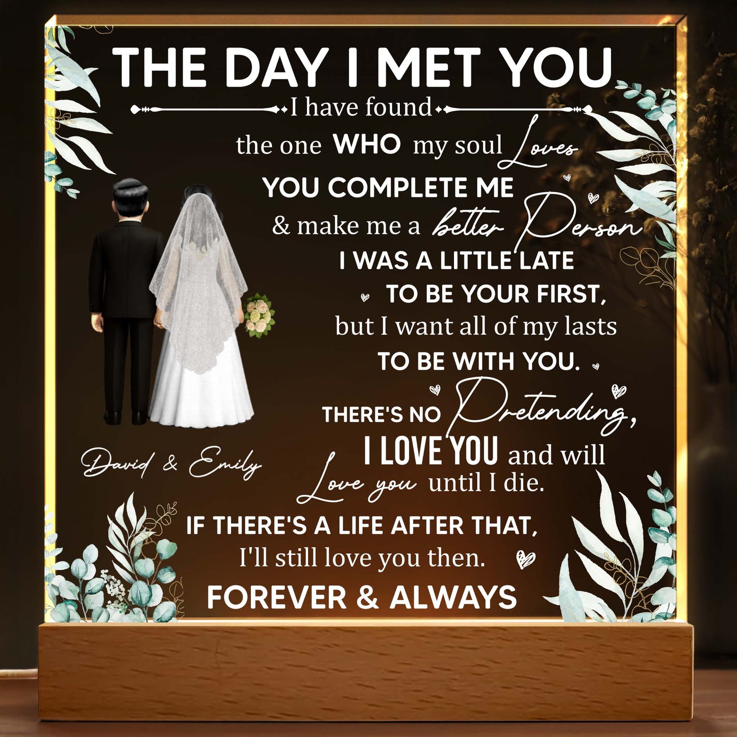 The Day I Met You, You Complete Me, Loving Couple