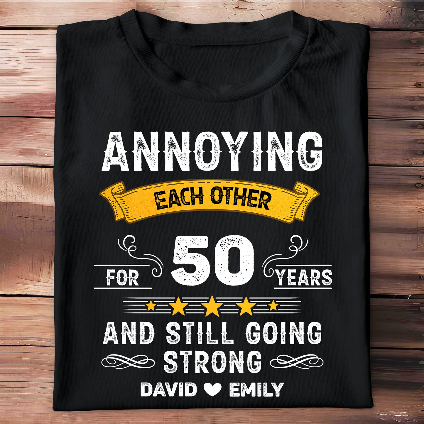 Annoying Each Other For 50 Years With Stars And Banner
