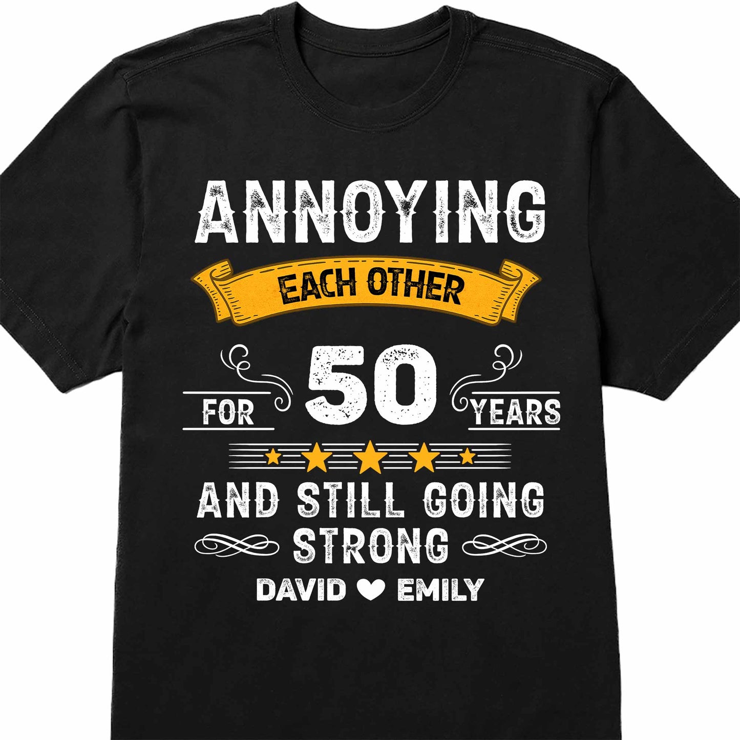 Annoying Each Other For 50 Years With Stars And Banner