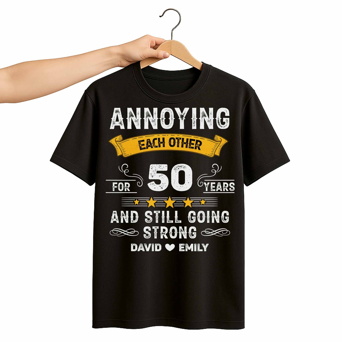 Annoying Each Other For 50 Years With Stars And Banner