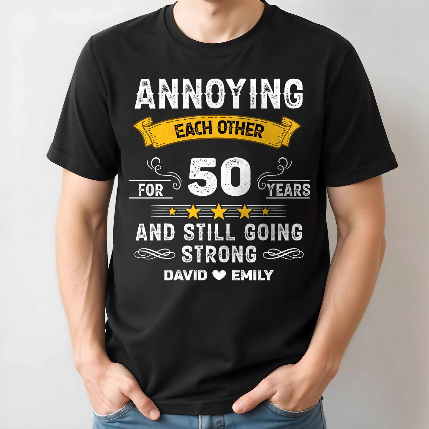 Annoying Each Other For 50 Years With Stars And Banner