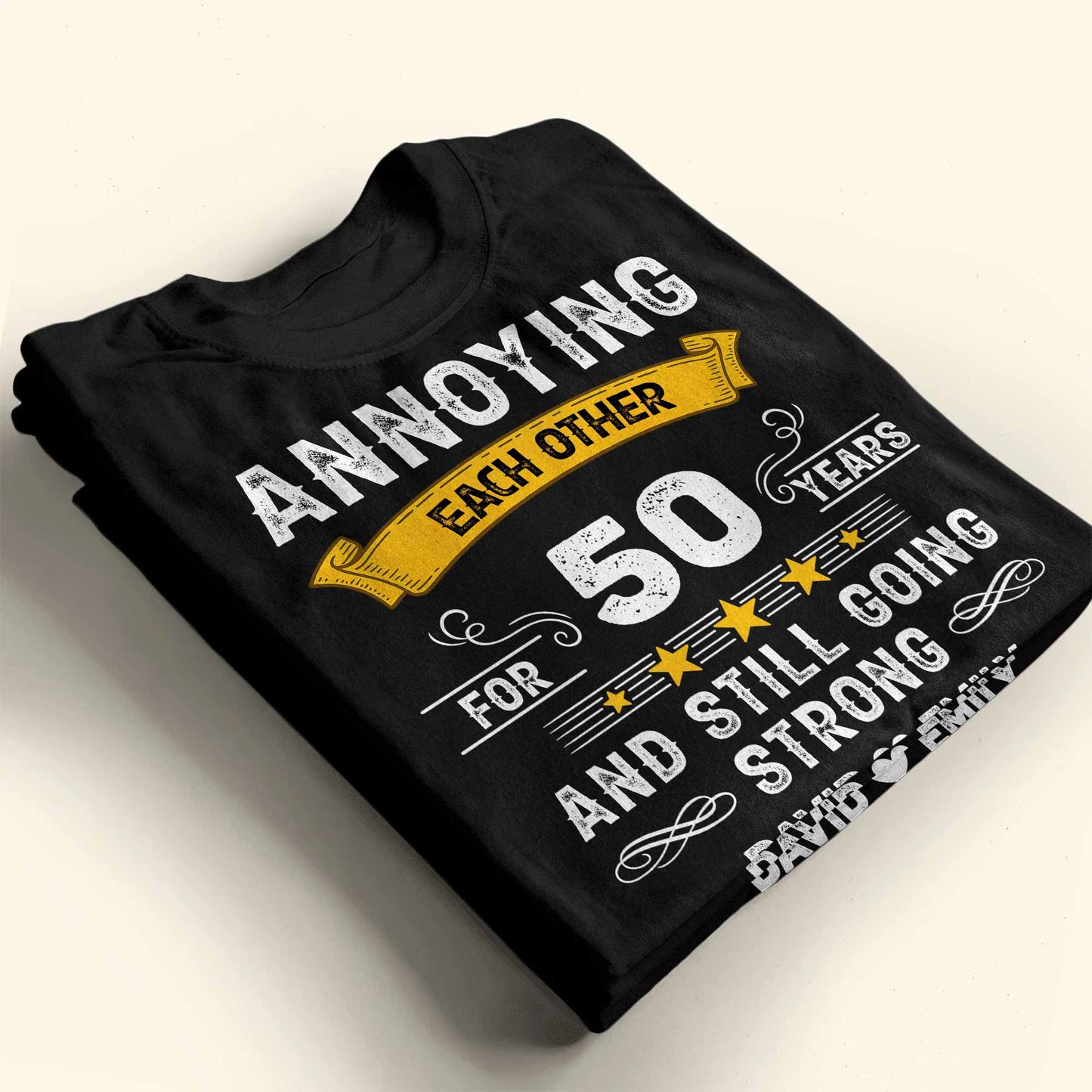 Annoying Each Other For 50 Years With Stars And Banner