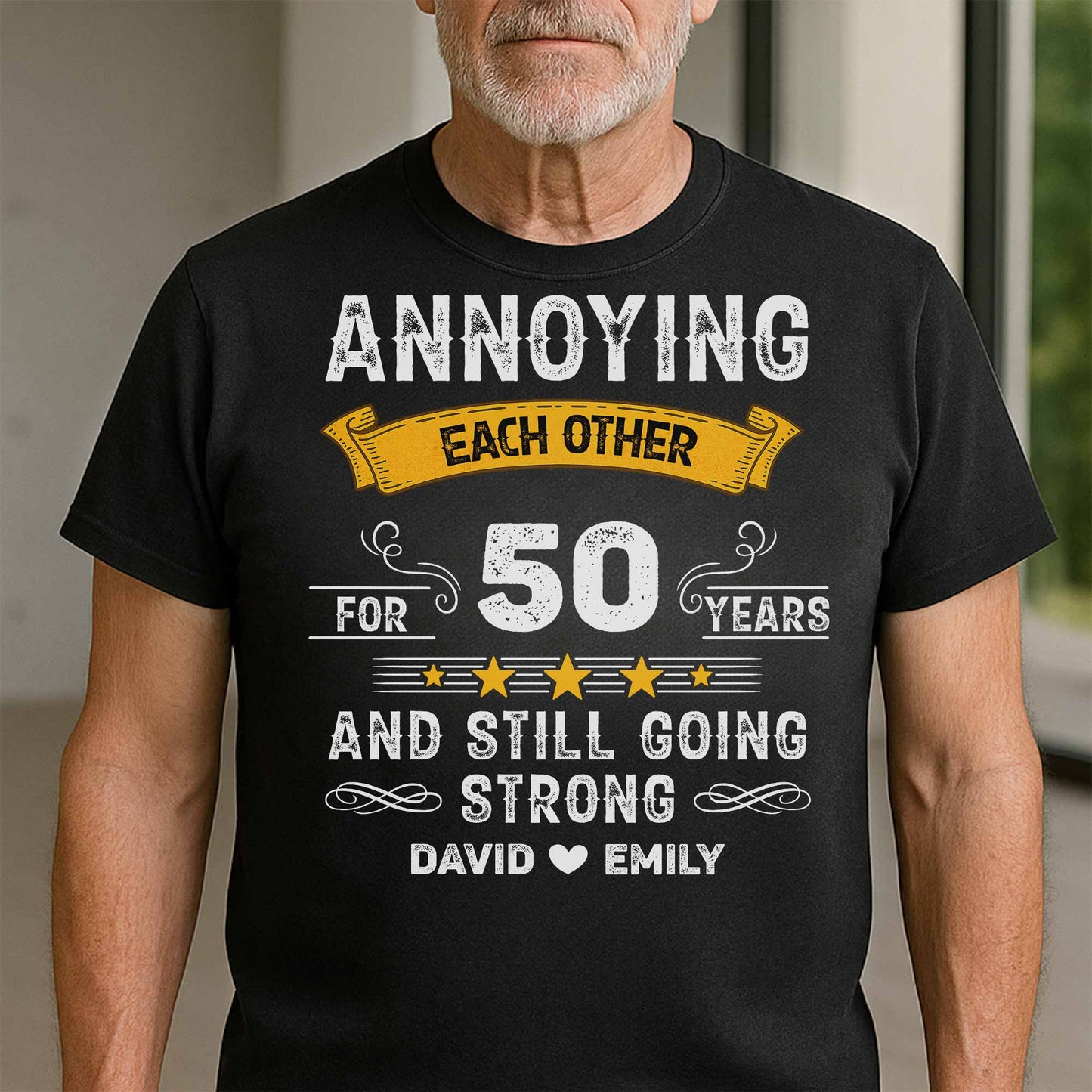 Annoying Each Other For 50 Years With Stars And Banner