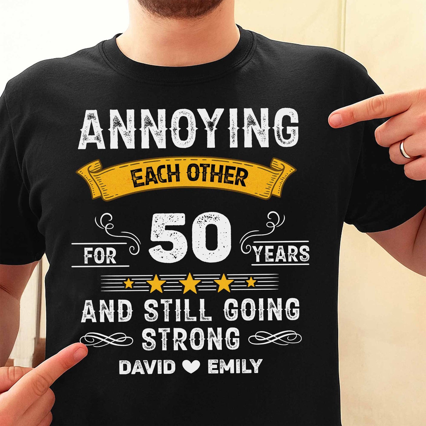 Annoying Each Other For 50 Years With Stars And Banner