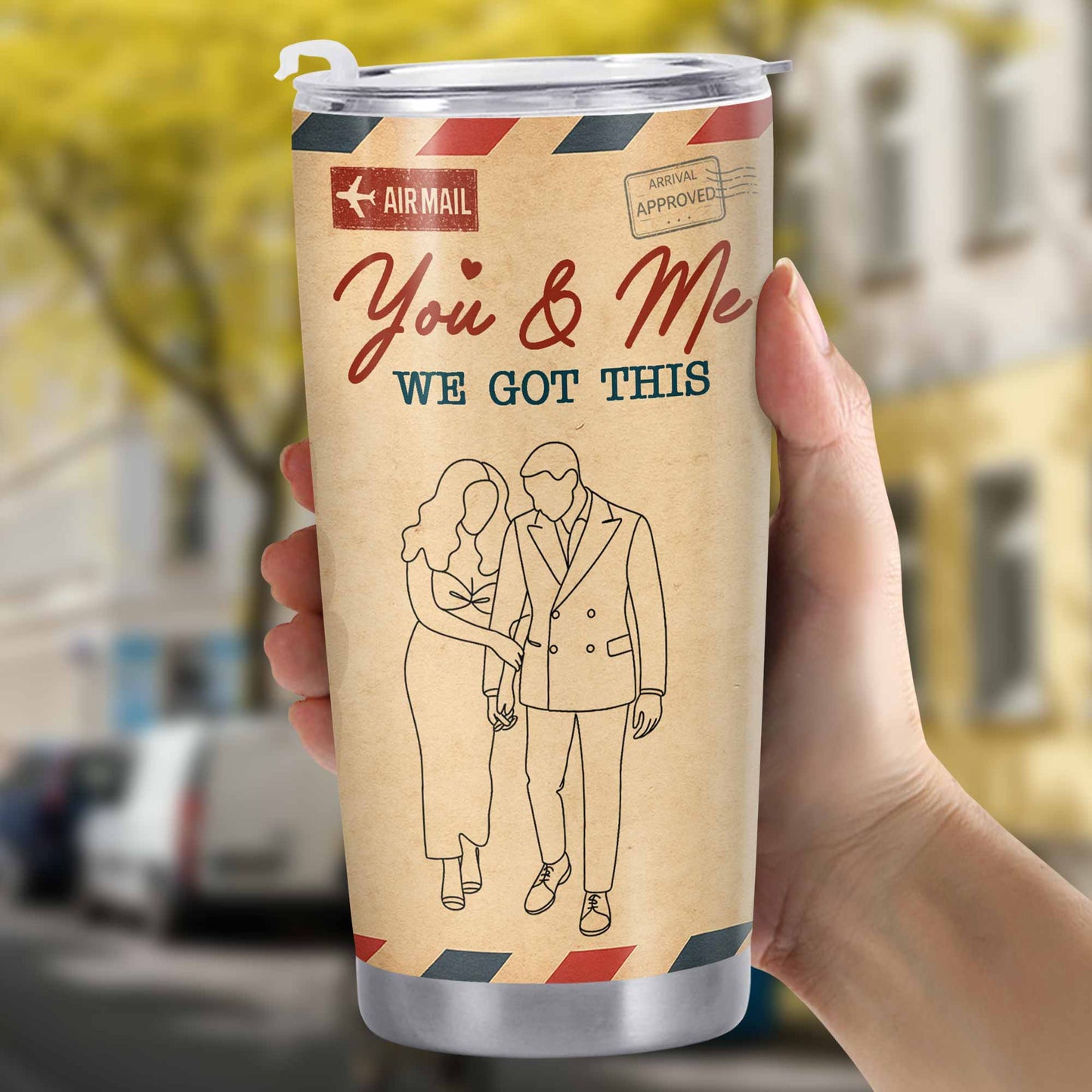You & Me We Got This, Meeting You Was Fate, Couple Tumbler